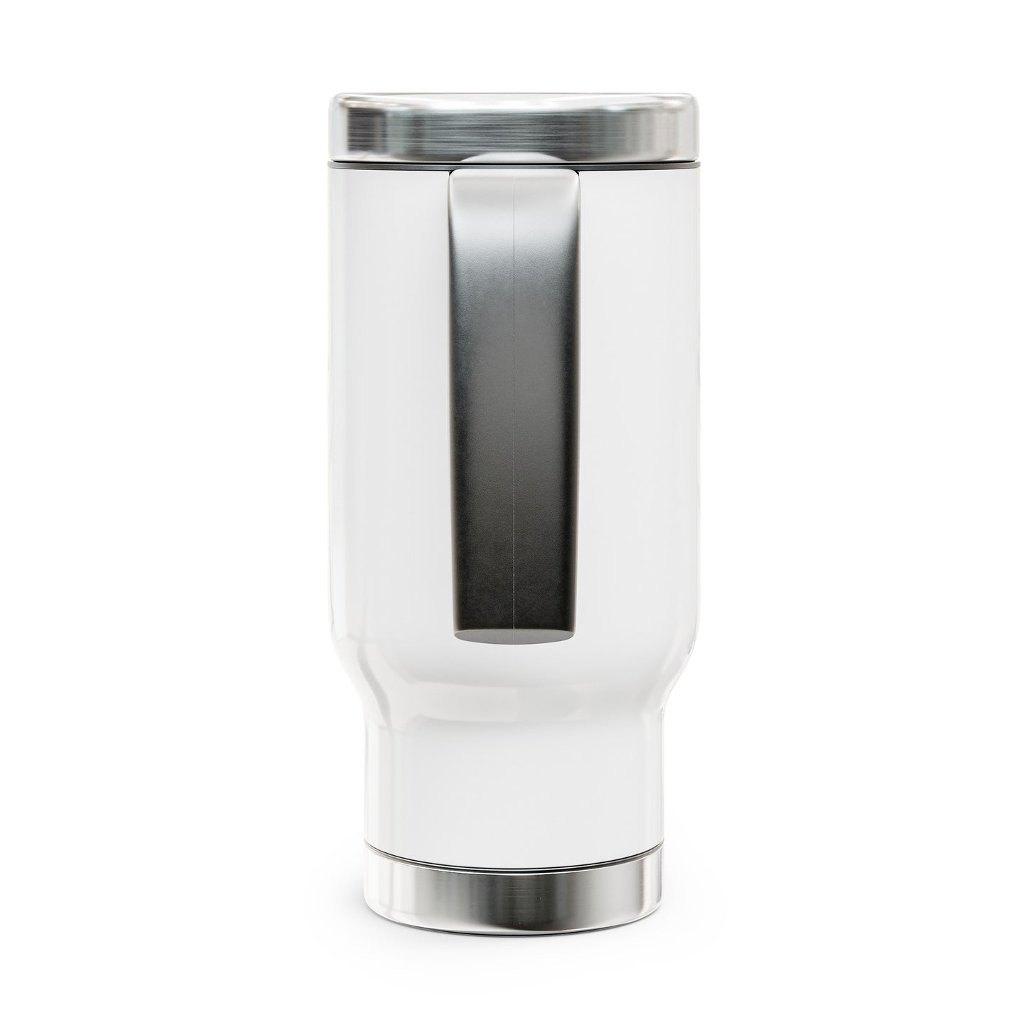 The Lucas Project Stainless Steel Travel Mug with Handle, 14oz