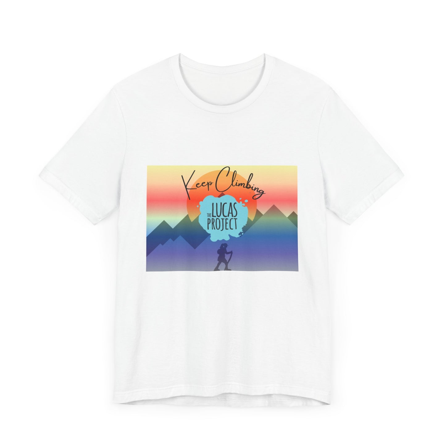 "Keep Climbing" Unisex Jersey Short Sleeve Tee