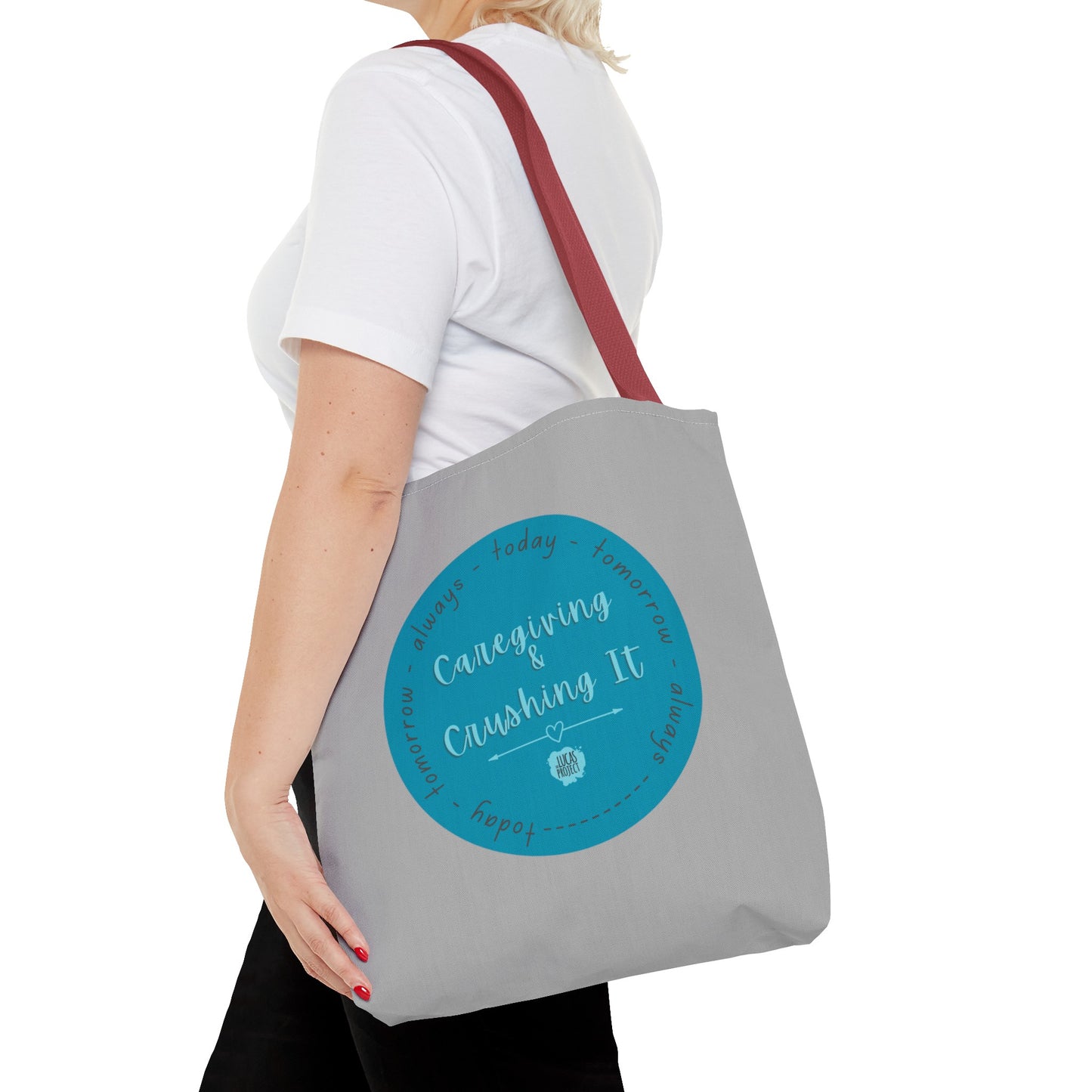 Caregiving & Crushing It Tote Bag