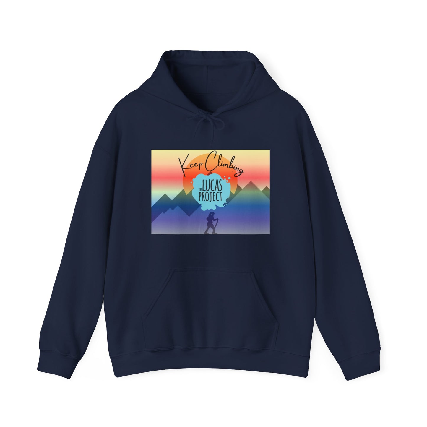 "Keep Climbing" Unisex Heavy Blend™ Hooded Sweatshirt