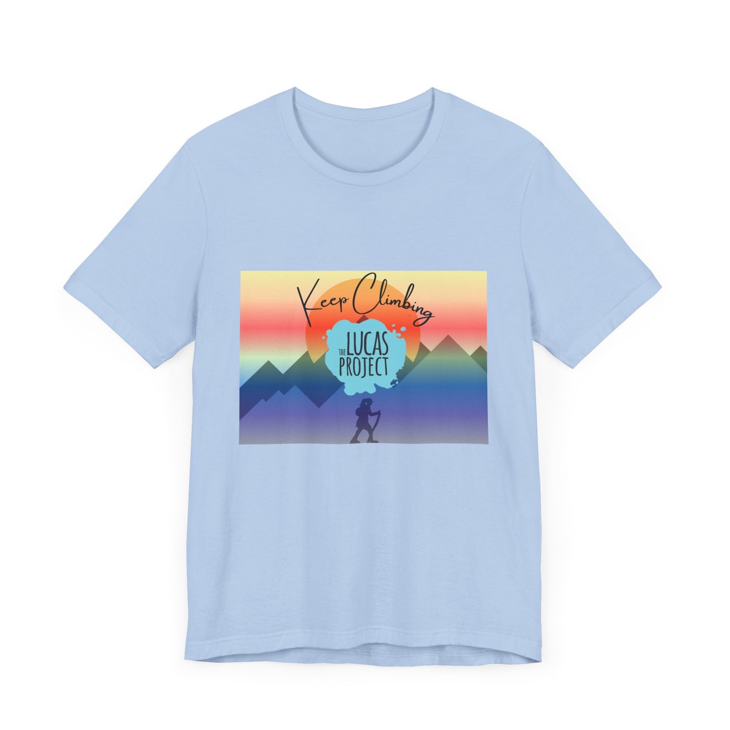 "Keep Climbing" Unisex Jersey Short Sleeve Tee
