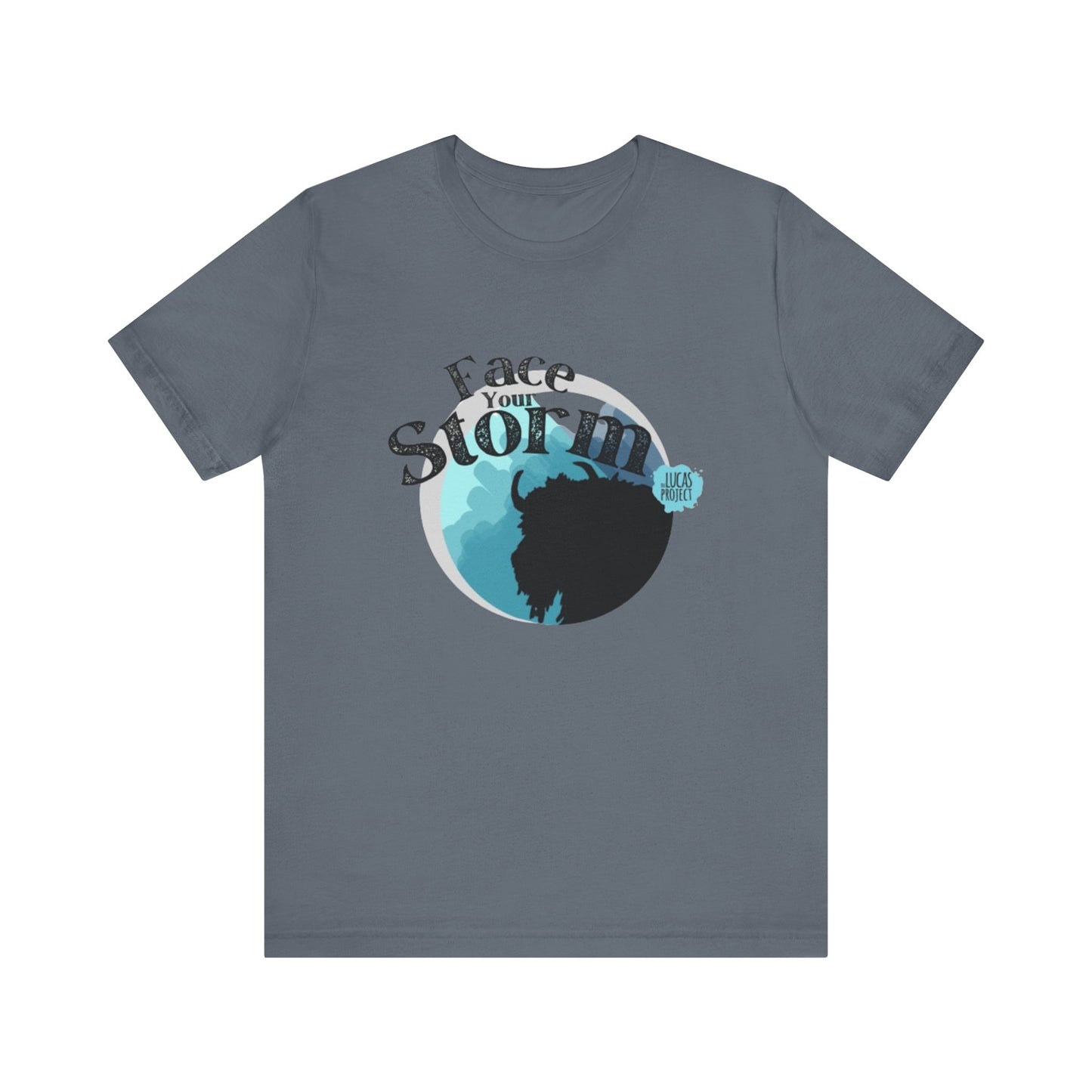 #FaceYourStorm Unisex Jersey Short Sleeve Tee
