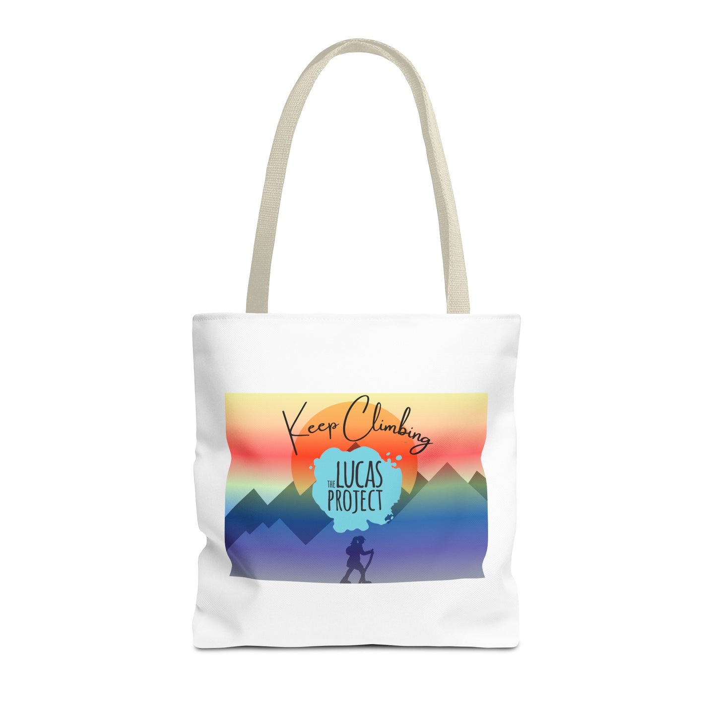"Keep Climbing" Tote Bag (AOP)