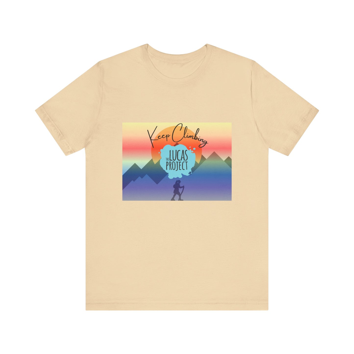 "Keep Climbing" Unisex Jersey Short Sleeve Tee