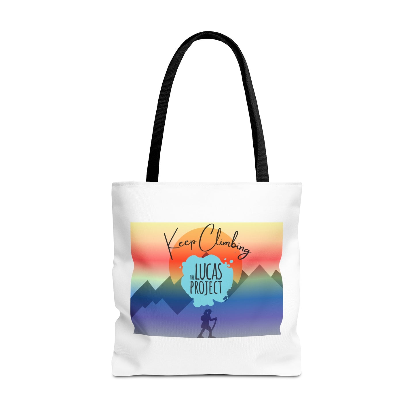 "Keep Climbing" Tote Bag (AOP)