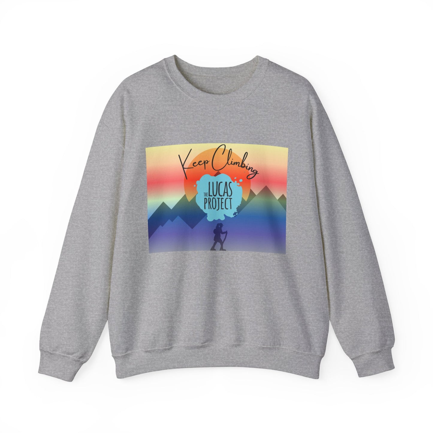"Keep Climbing" Unisex Heavy Blend™ Crewneck Sweatshirt
