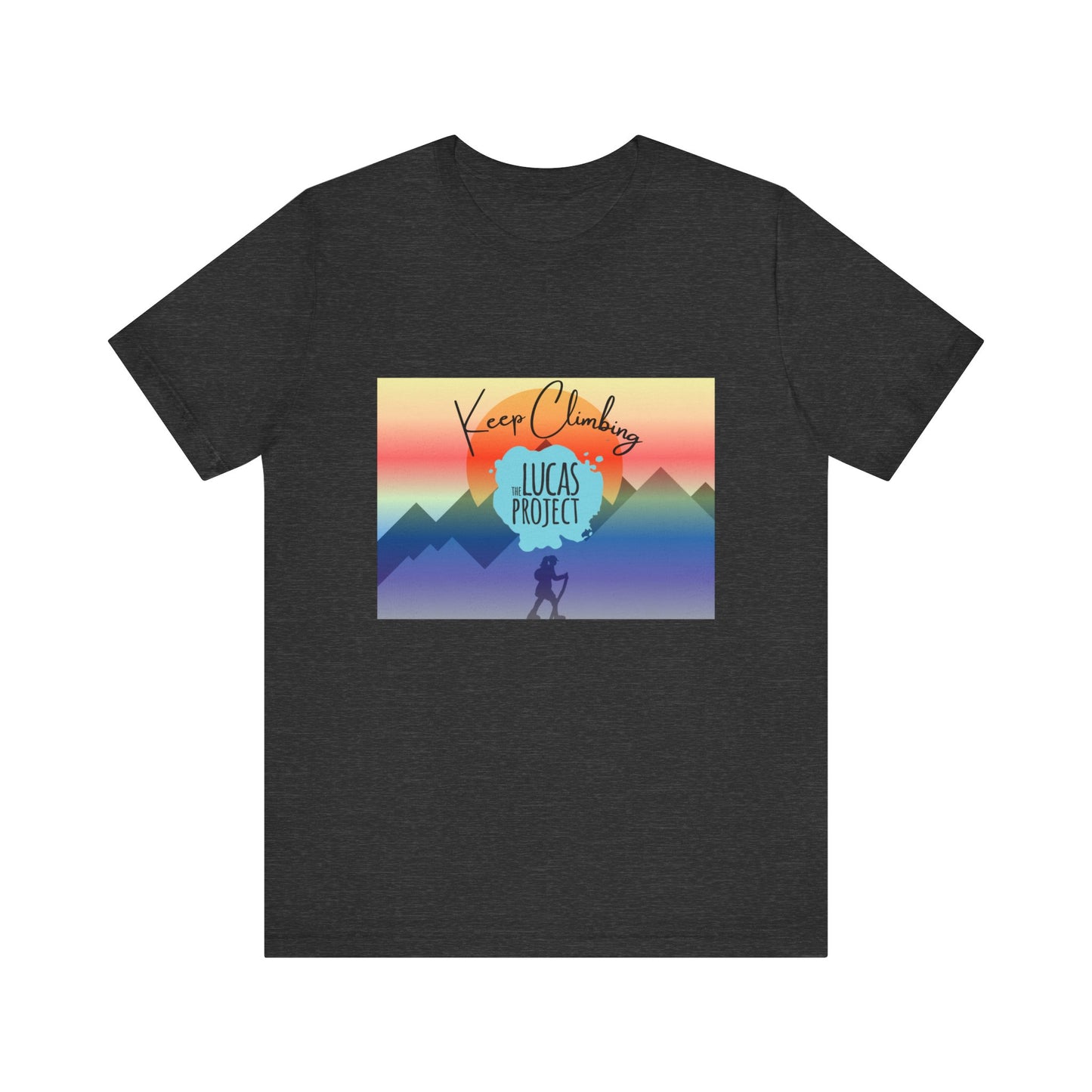 "Keep Climbing" Unisex Jersey Short Sleeve Tee