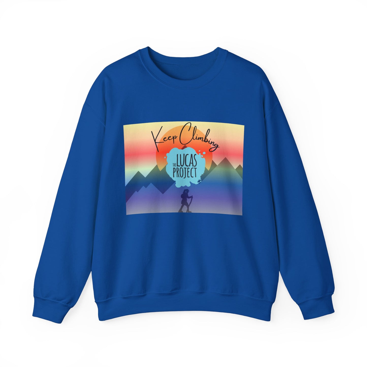 "Keep Climbing" Unisex Heavy Blend™ Crewneck Sweatshirt