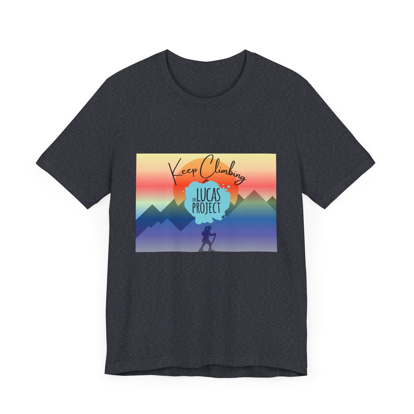 "Keep Climbing" Unisex Jersey Short Sleeve Tee