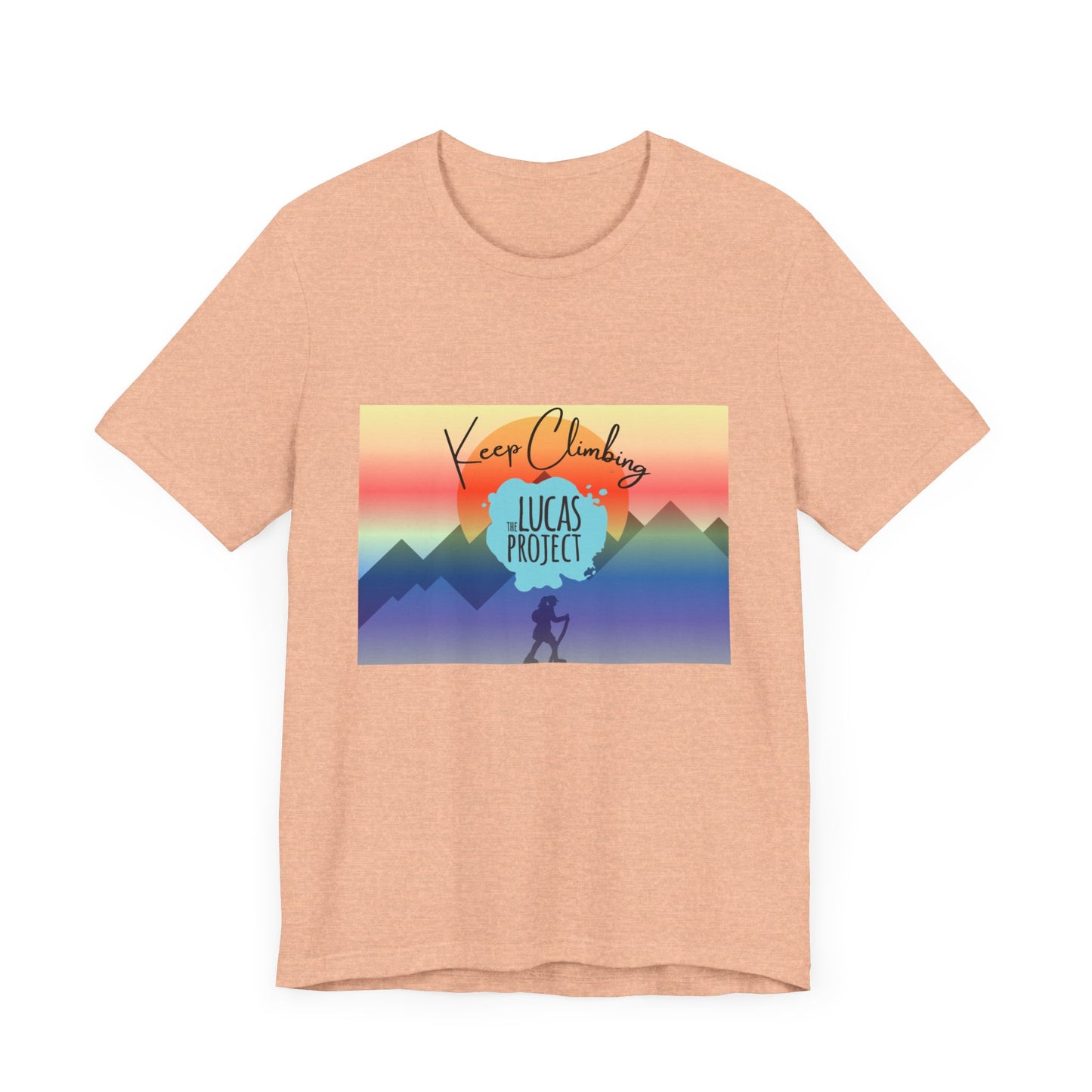 "Keep Climbing" Unisex Jersey Short Sleeve Tee