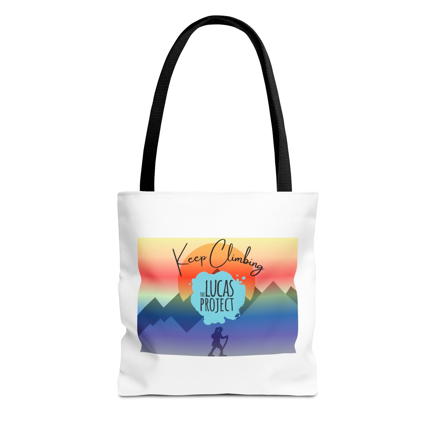 "Keep Climbing" Tote Bag (AOP)