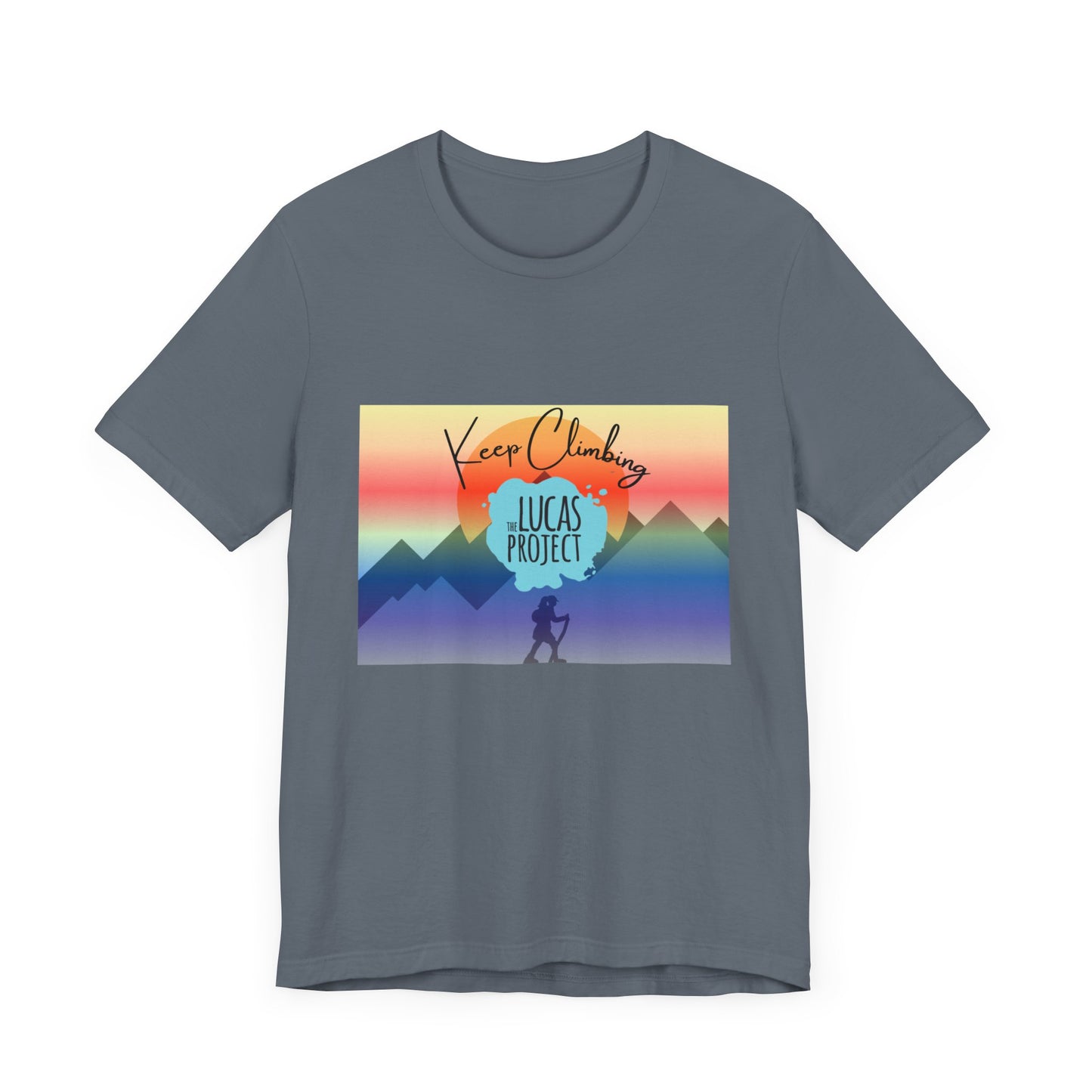 "Keep Climbing" Unisex Jersey Short Sleeve Tee