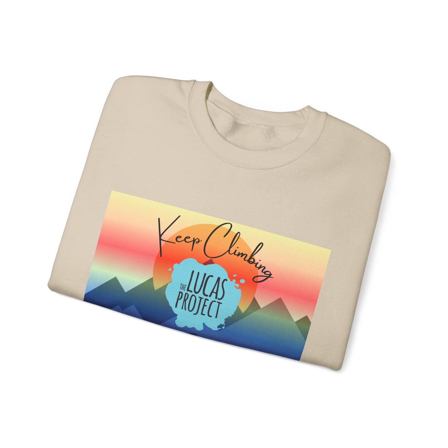 "Keep Climbing" Unisex Heavy Blend™ Crewneck Sweatshirt