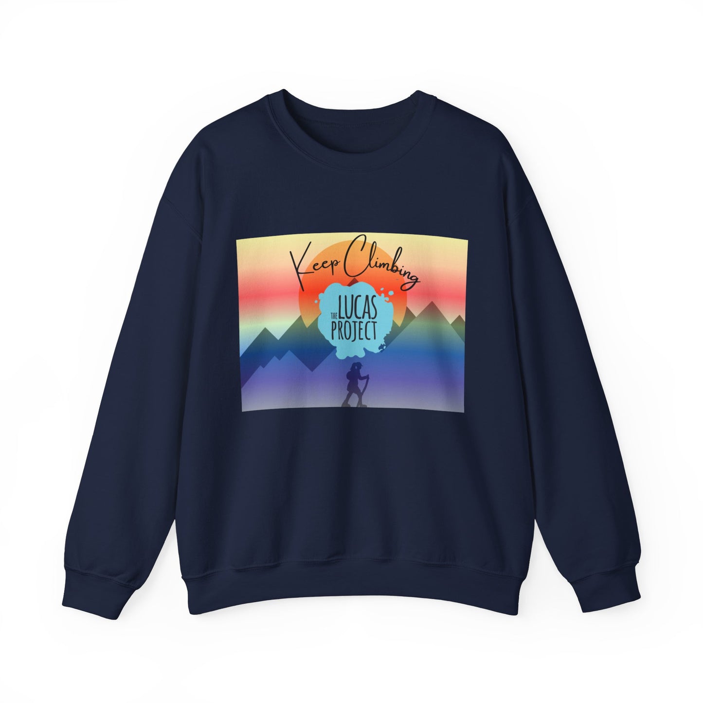 "Keep Climbing" Unisex Heavy Blend™ Crewneck Sweatshirt