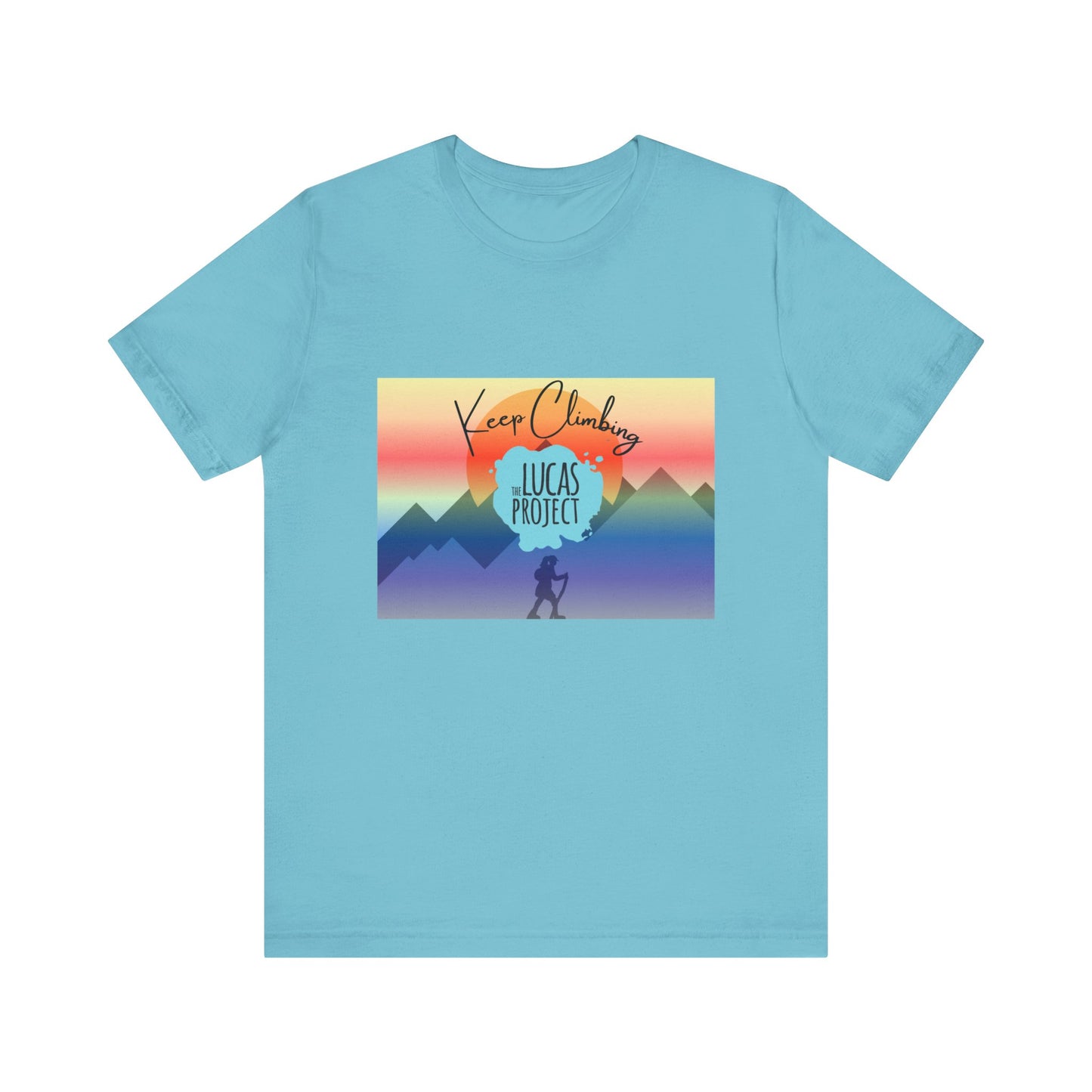 "Keep Climbing" Unisex Jersey Short Sleeve Tee