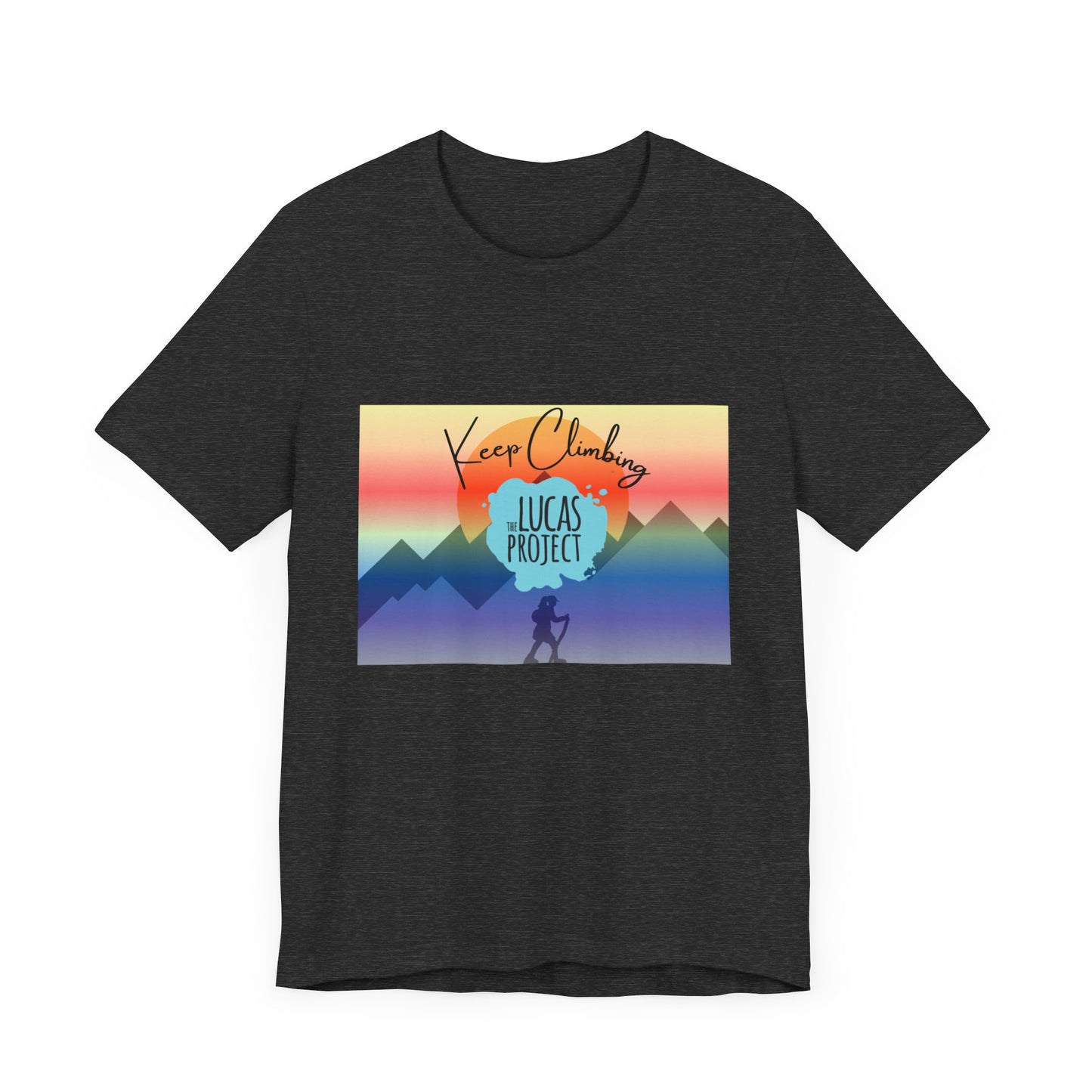 "Keep Climbing" Unisex Jersey Short Sleeve Tee