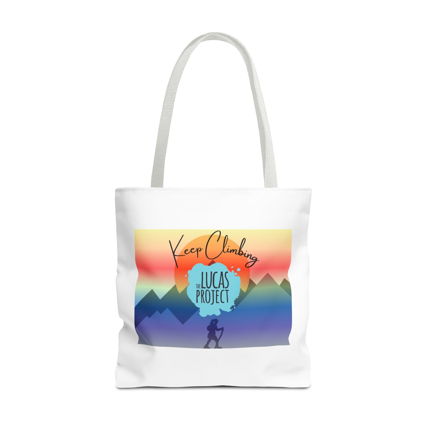 "Keep Climbing" Tote Bag (AOP)