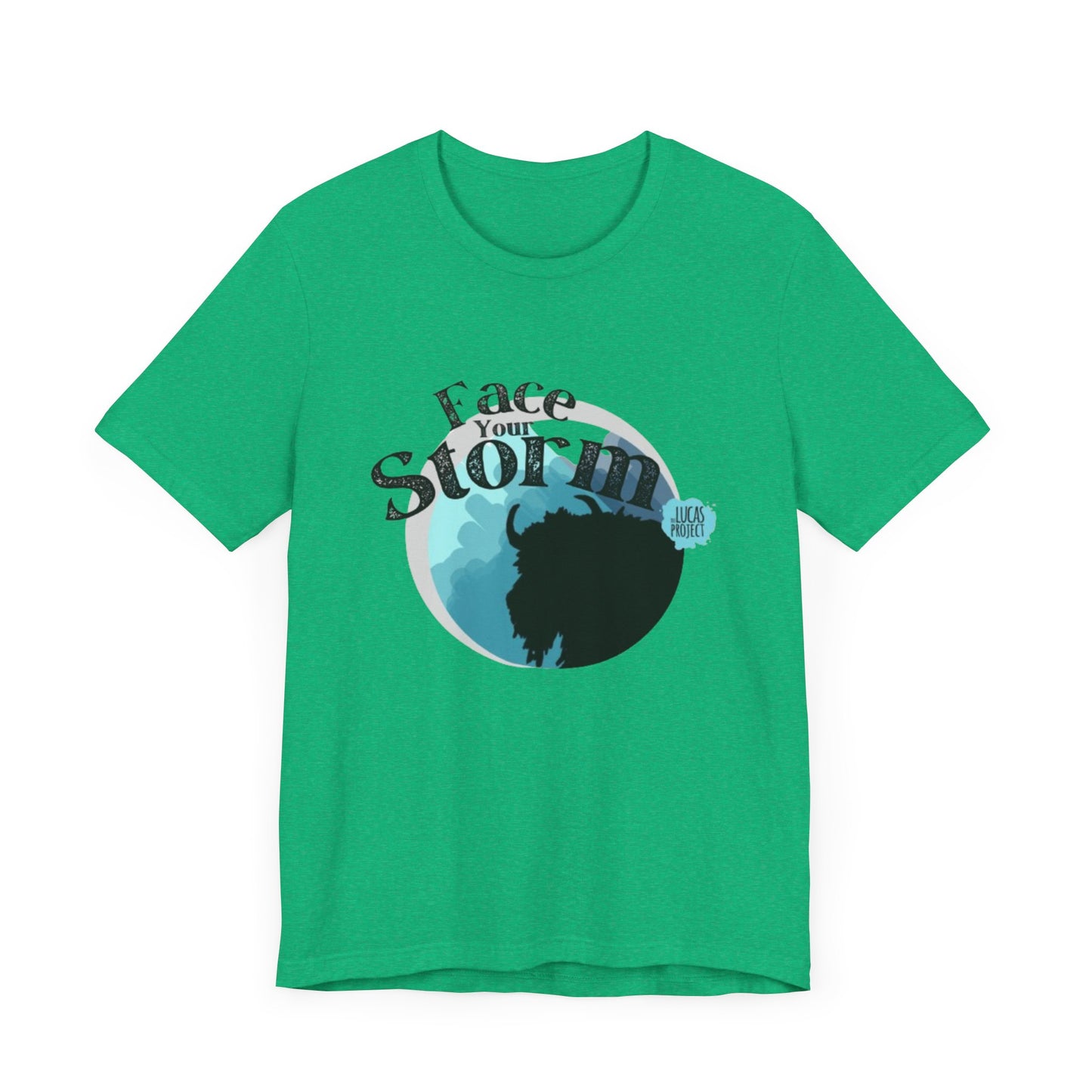 #FaceYourStorm Unisex Jersey Short Sleeve Tee