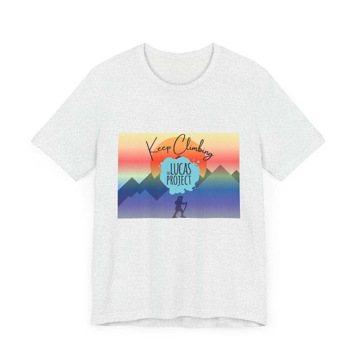 "Keep Climbing" Unisex Jersey Short Sleeve Tee
