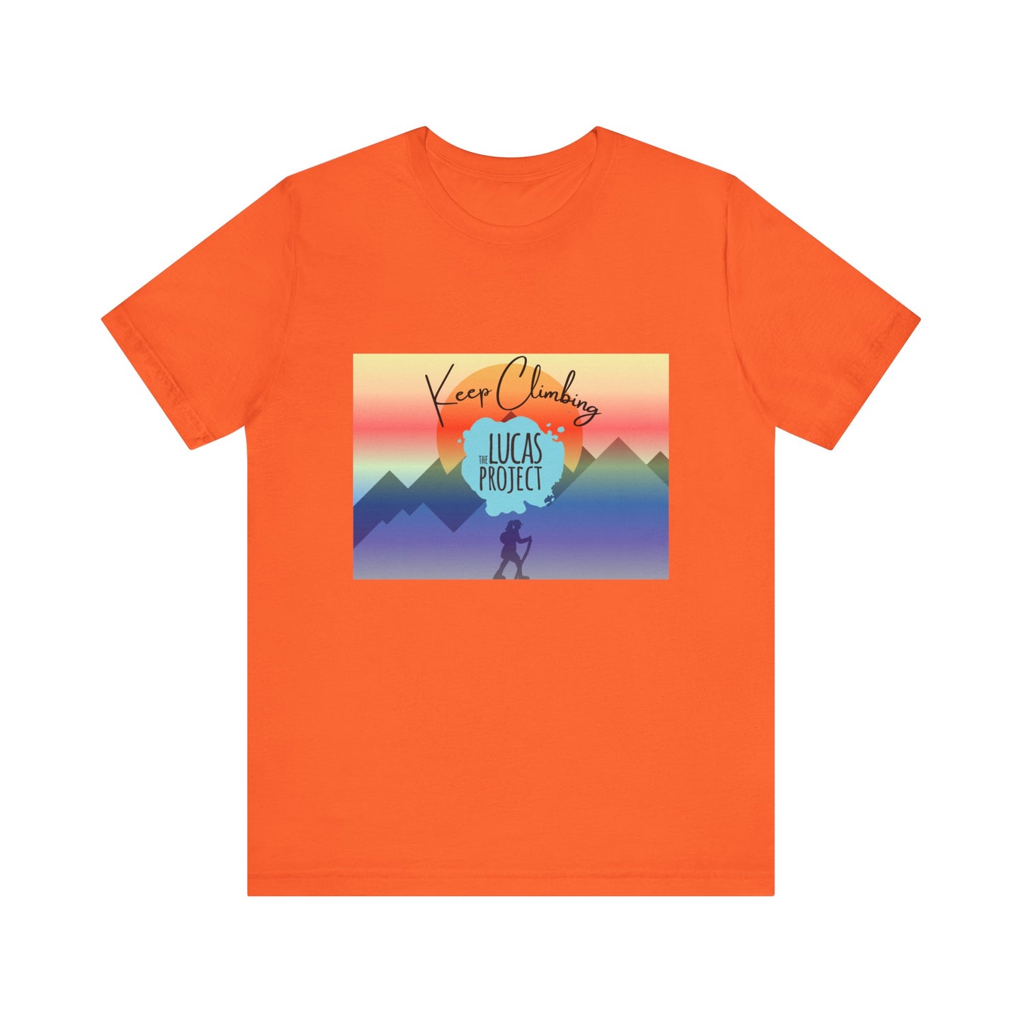 "Keep Climbing" Unisex Jersey Short Sleeve Tee