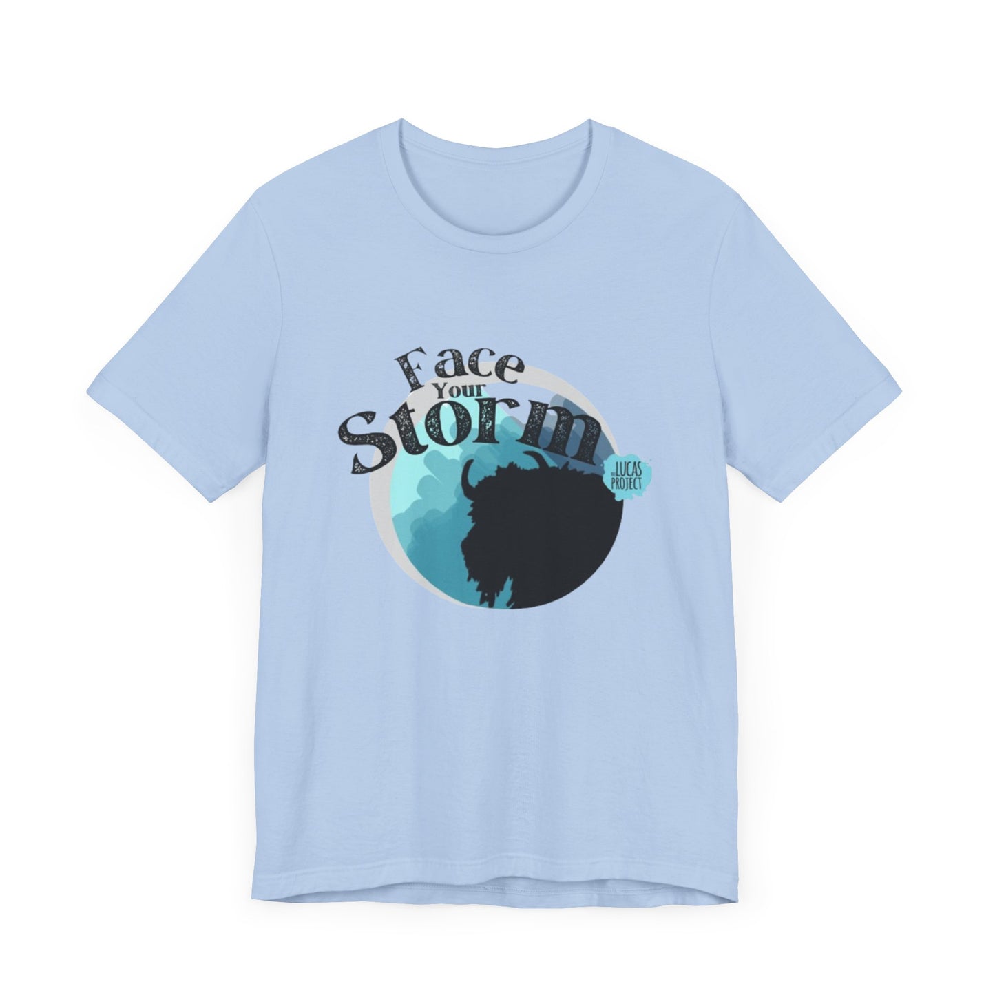 #FaceYourStorm Unisex Jersey Short Sleeve Tee