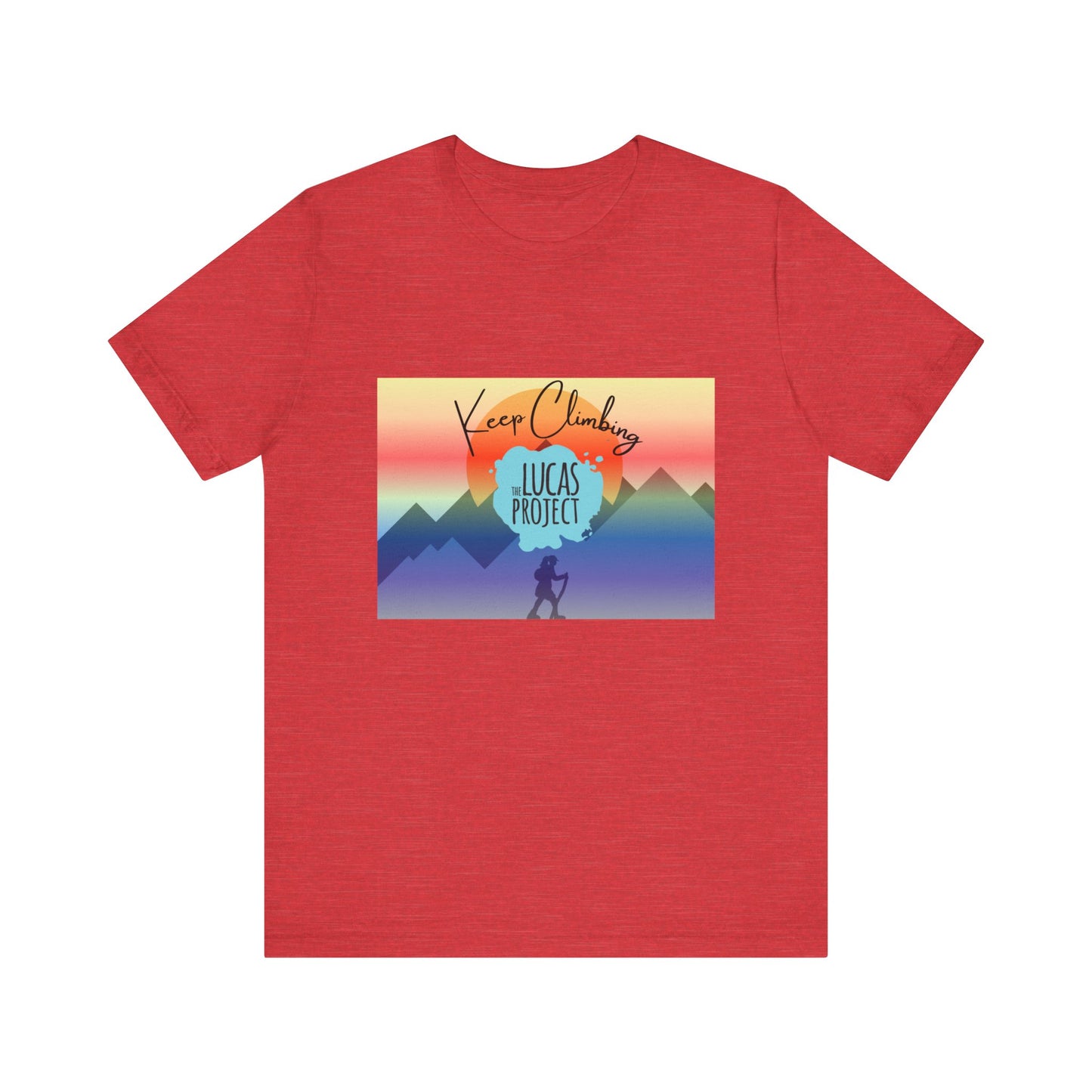 "Keep Climbing" Unisex Jersey Short Sleeve Tee