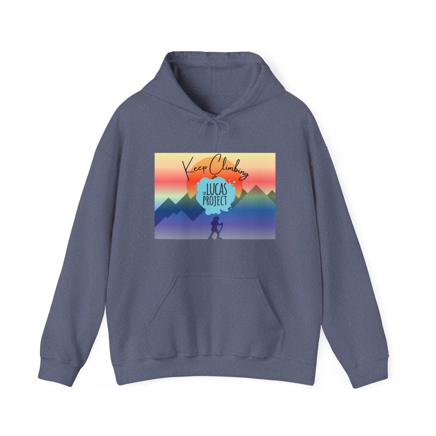 "Keep Climbing" Unisex Heavy Blend™ Hooded Sweatshirt