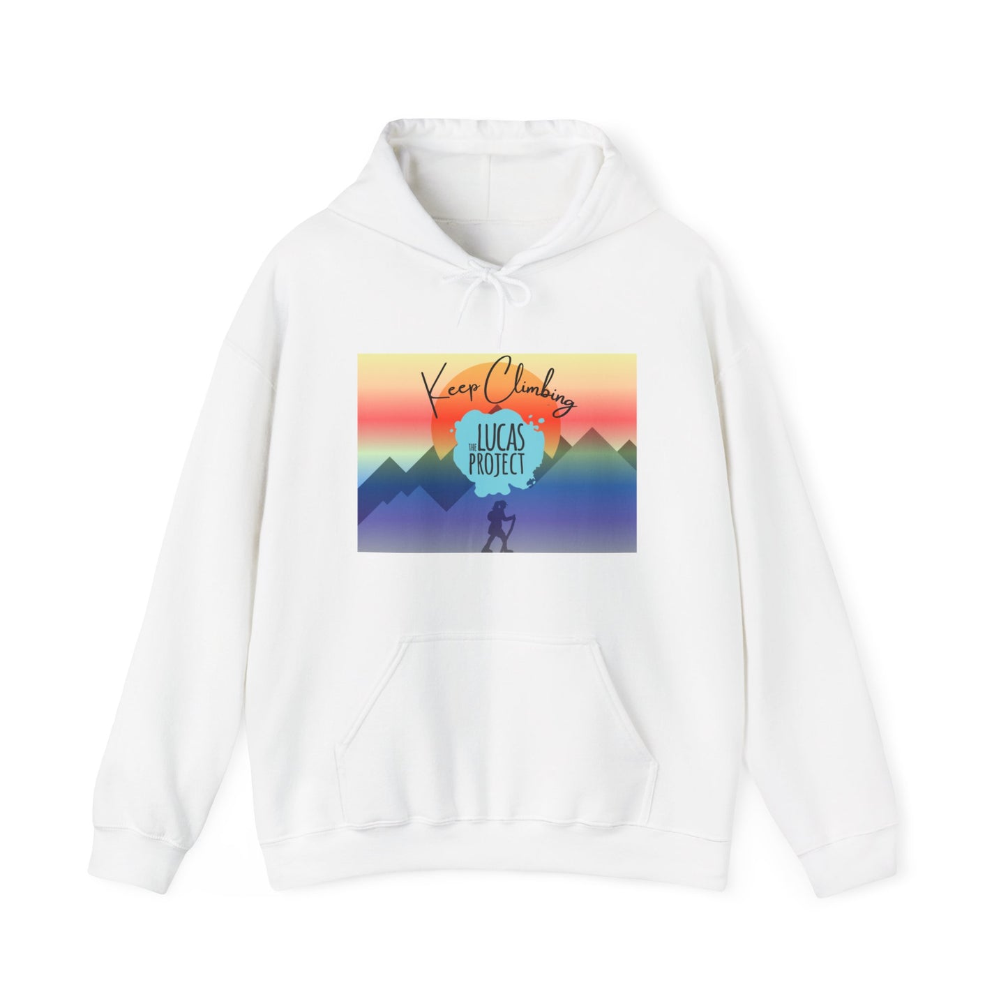 "Keep Climbing" Unisex Heavy Blend™ Hooded Sweatshirt