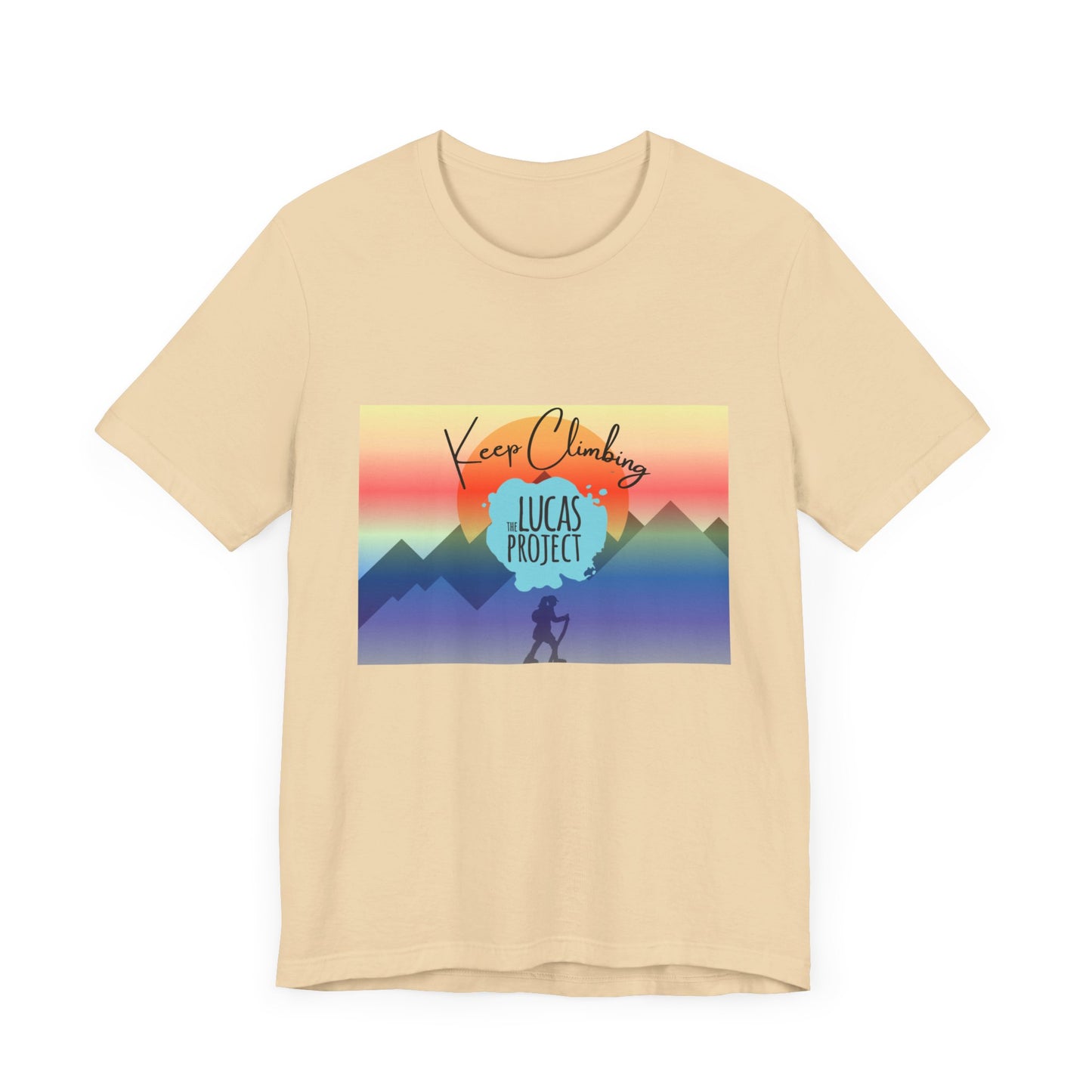 "Keep Climbing" Unisex Jersey Short Sleeve Tee