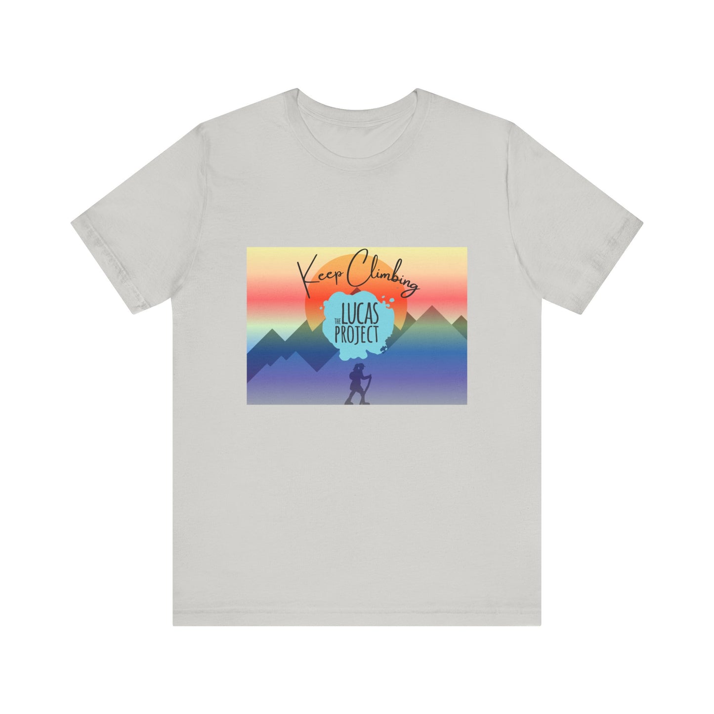 "Keep Climbing" Unisex Jersey Short Sleeve Tee