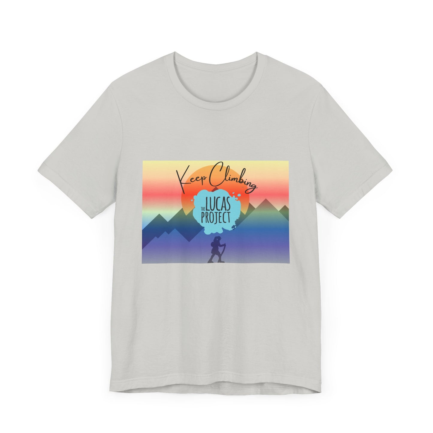 "Keep Climbing" Unisex Jersey Short Sleeve Tee