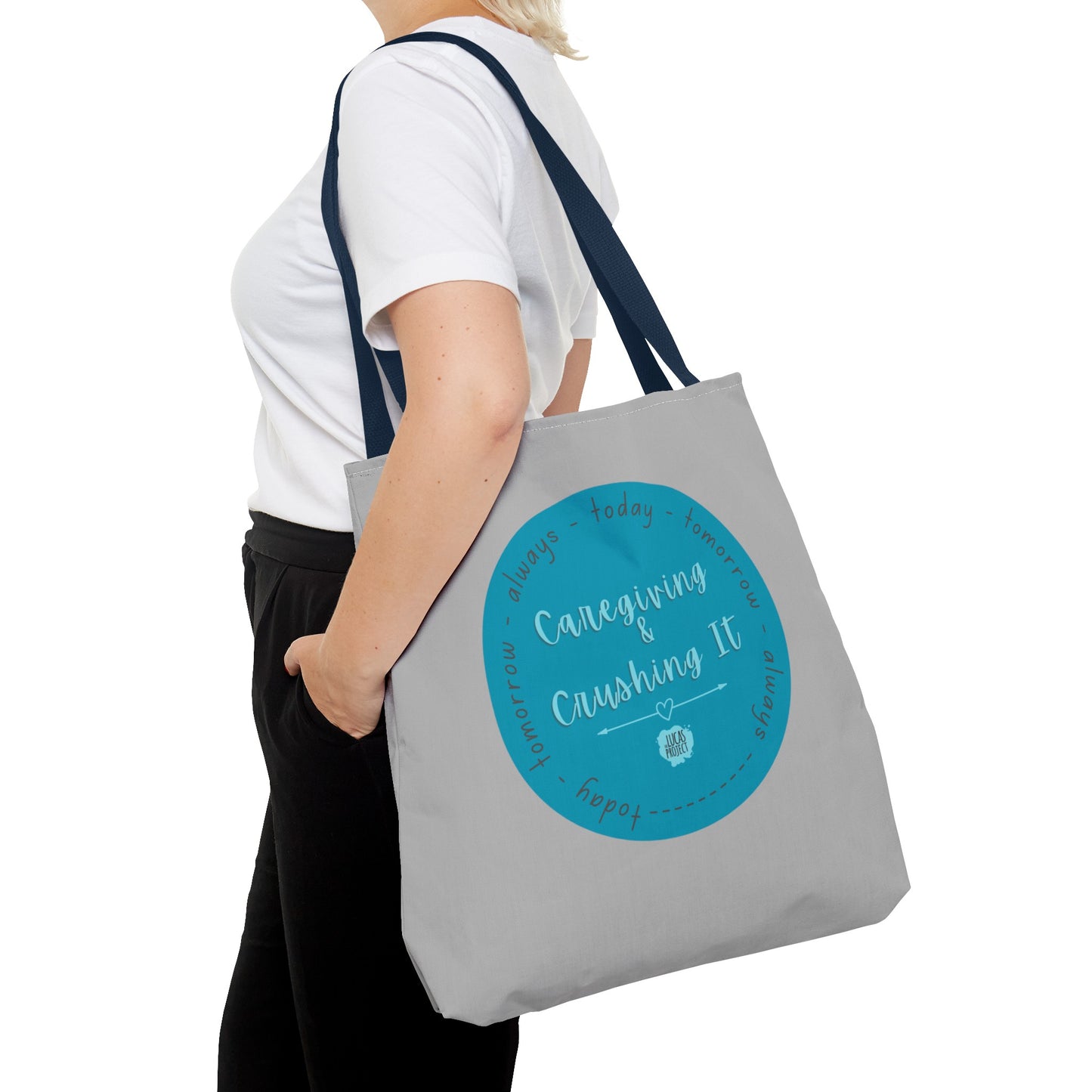 Caregiving & Crushing It Tote Bag