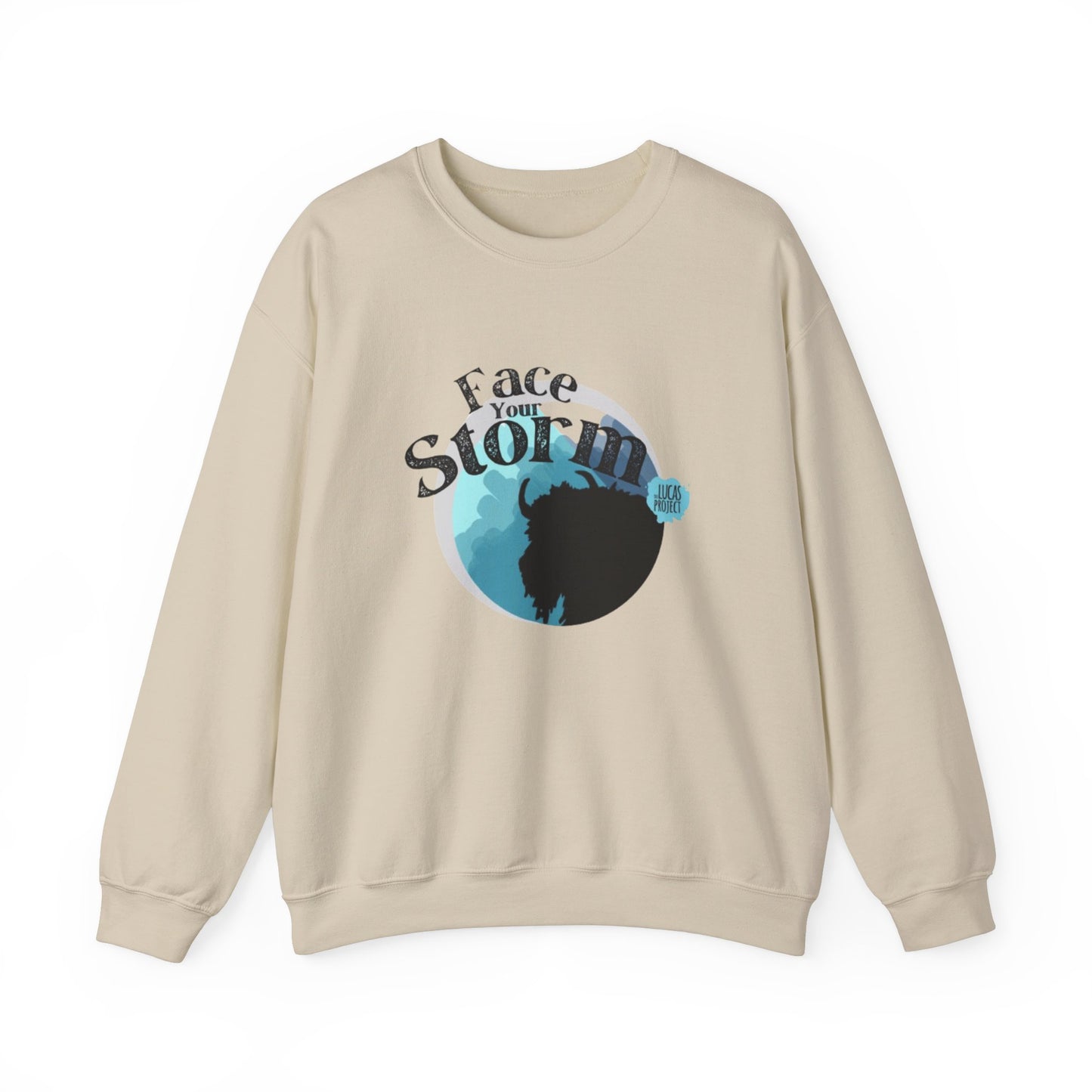 #FaceYourStorm Unisex Heavy Blend™ Crewneck Sweatshirt