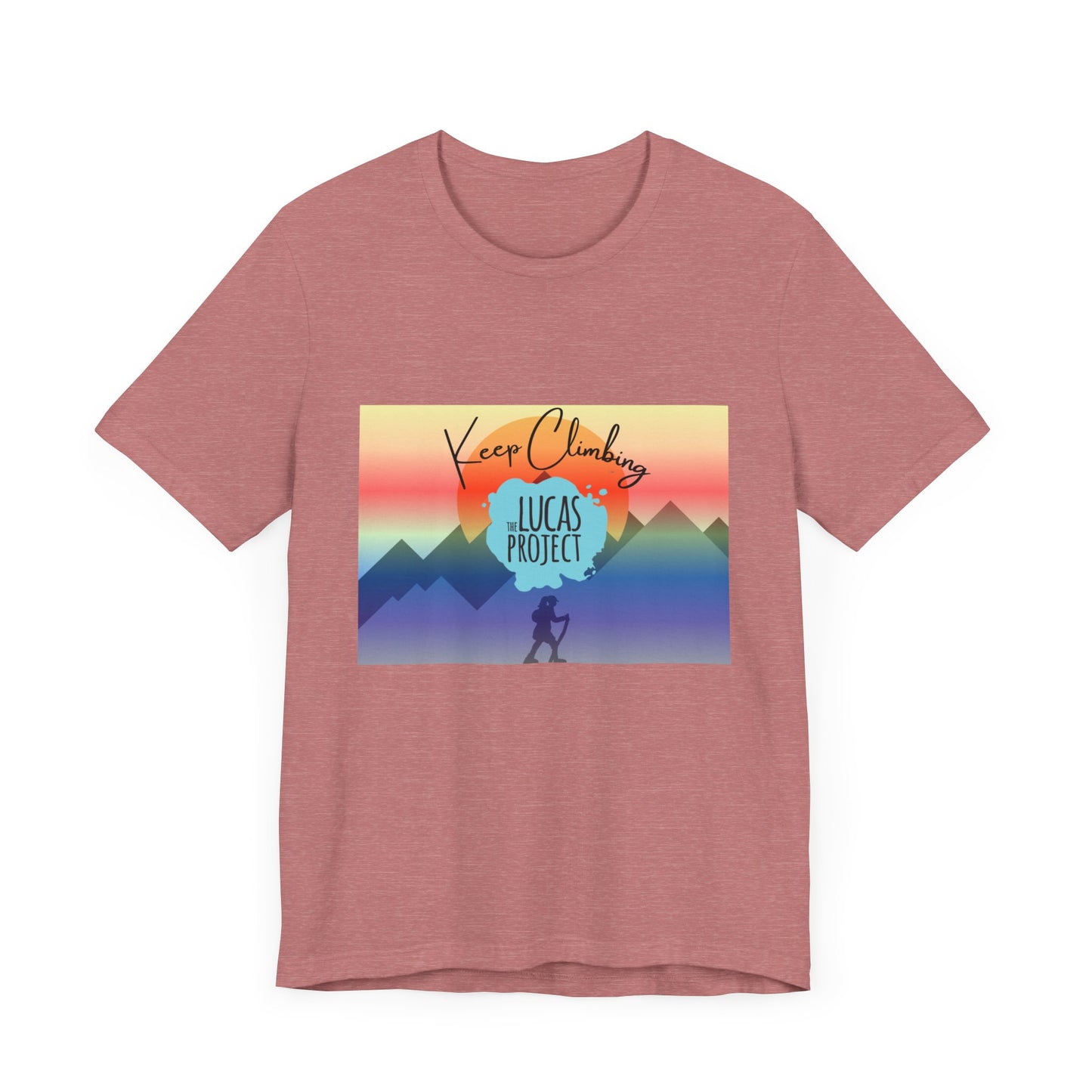 "Keep Climbing" Unisex Jersey Short Sleeve Tee