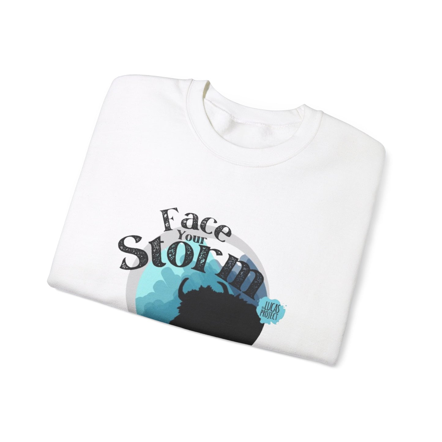 #FaceYourStorm Unisex Heavy Blend™ Crewneck Sweatshirt