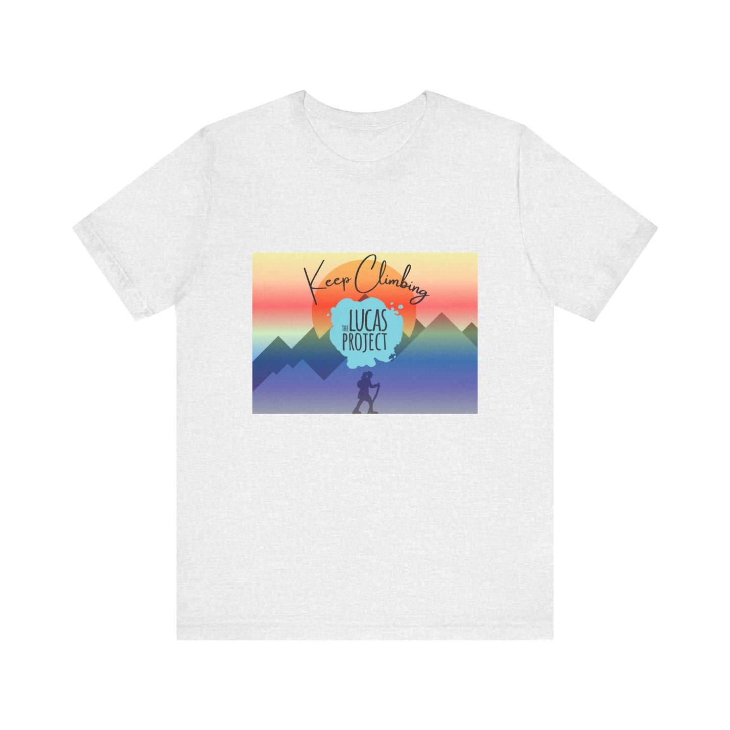 "Keep Climbing" Unisex Jersey Short Sleeve Tee