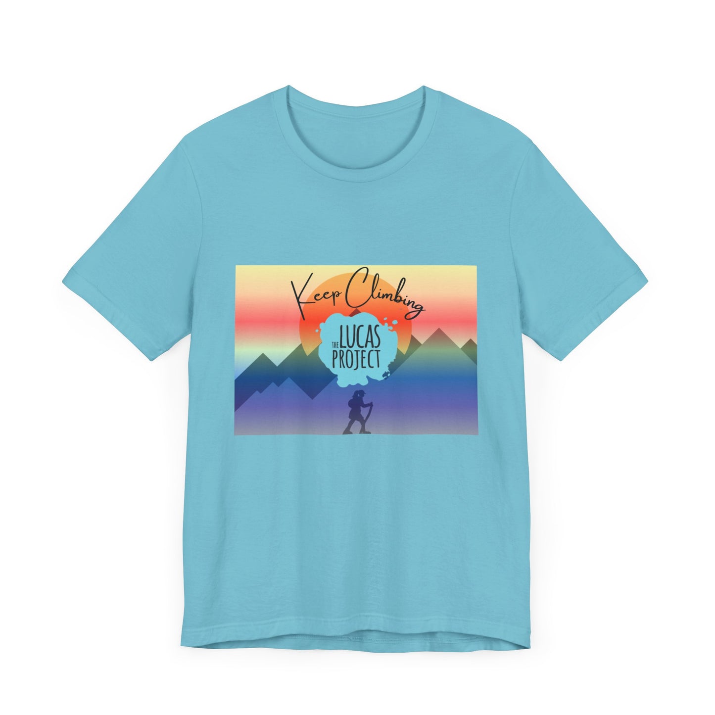 "Keep Climbing" Unisex Jersey Short Sleeve Tee
