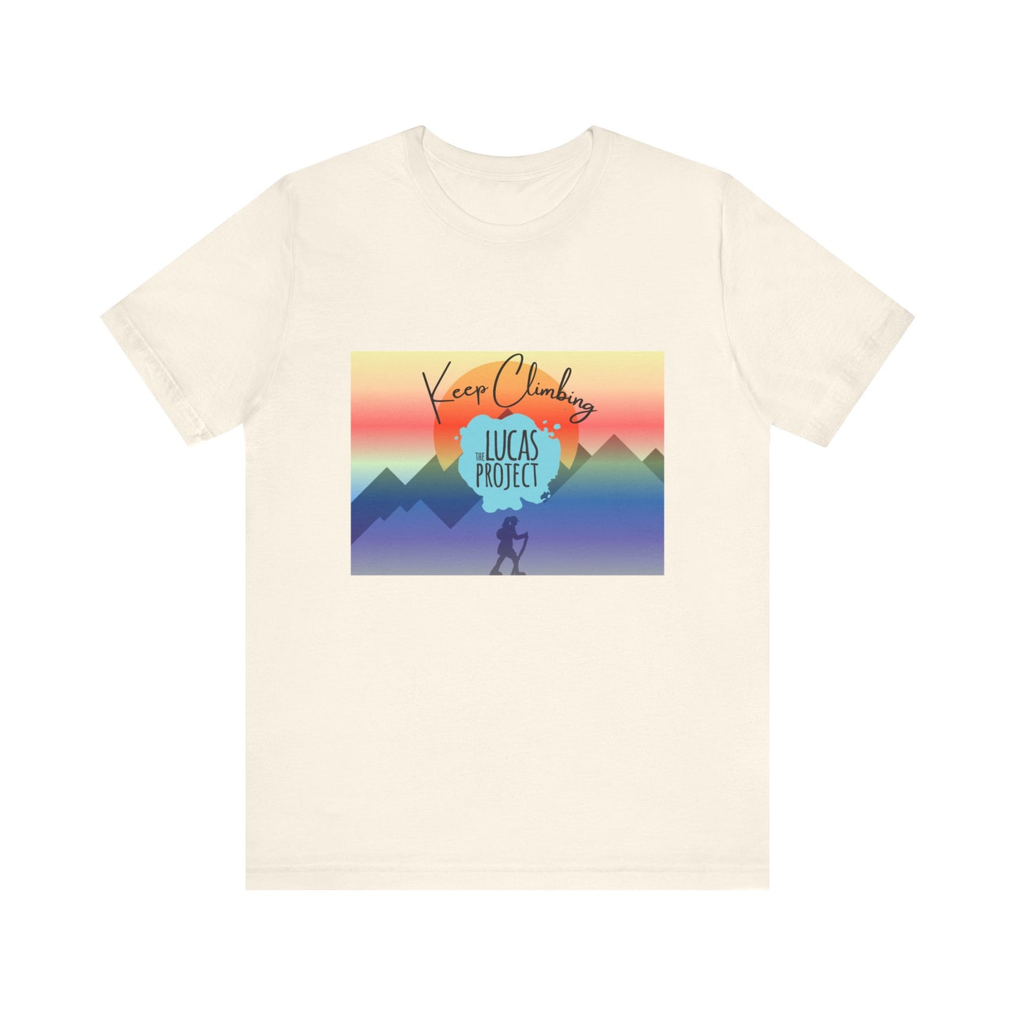 "Keep Climbing" Unisex Jersey Short Sleeve Tee