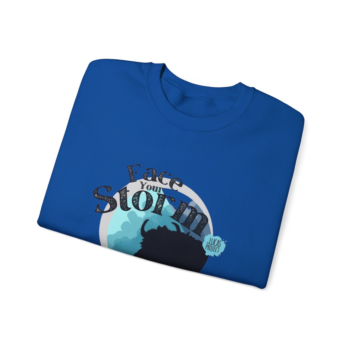 #FaceYourStorm Unisex Heavy Blend™ Crewneck Sweatshirt