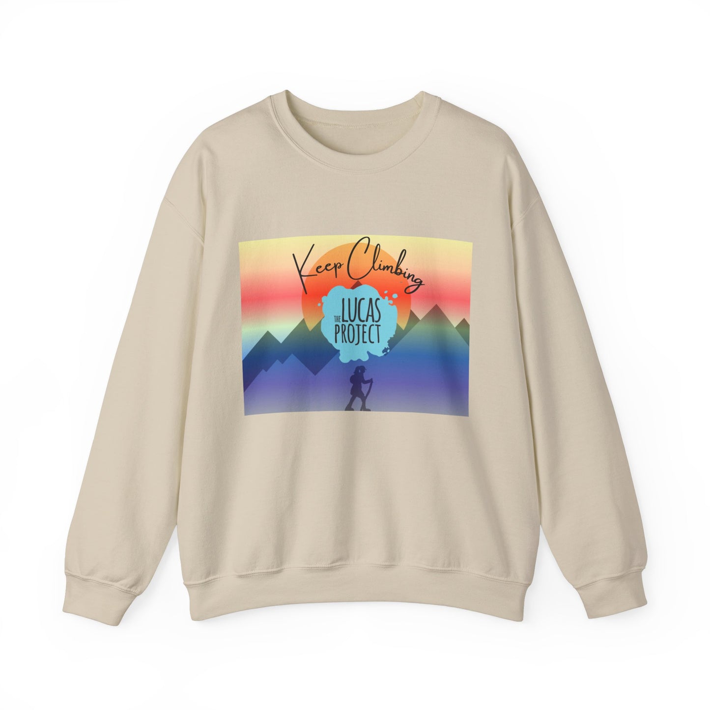"Keep Climbing" Unisex Heavy Blend™ Crewneck Sweatshirt