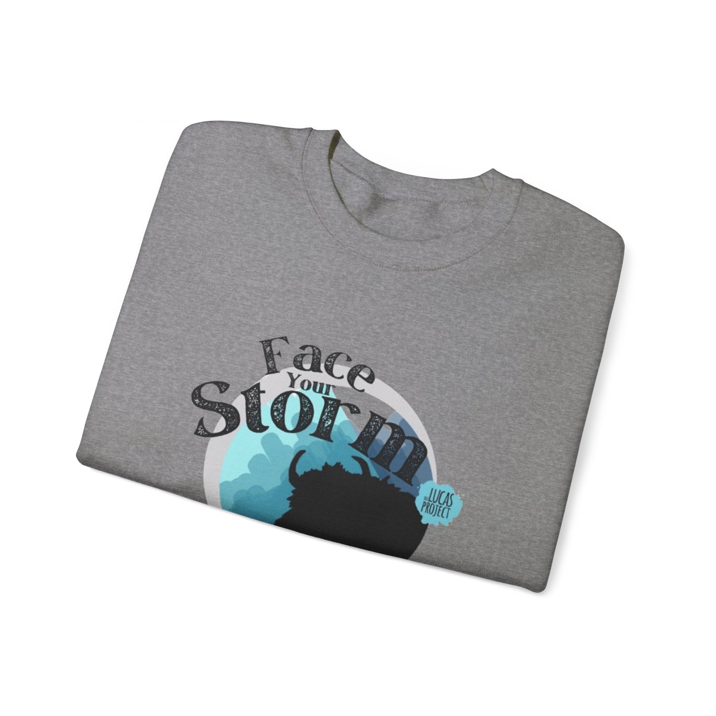 #FaceYourStorm Unisex Heavy Blend™ Crewneck Sweatshirt