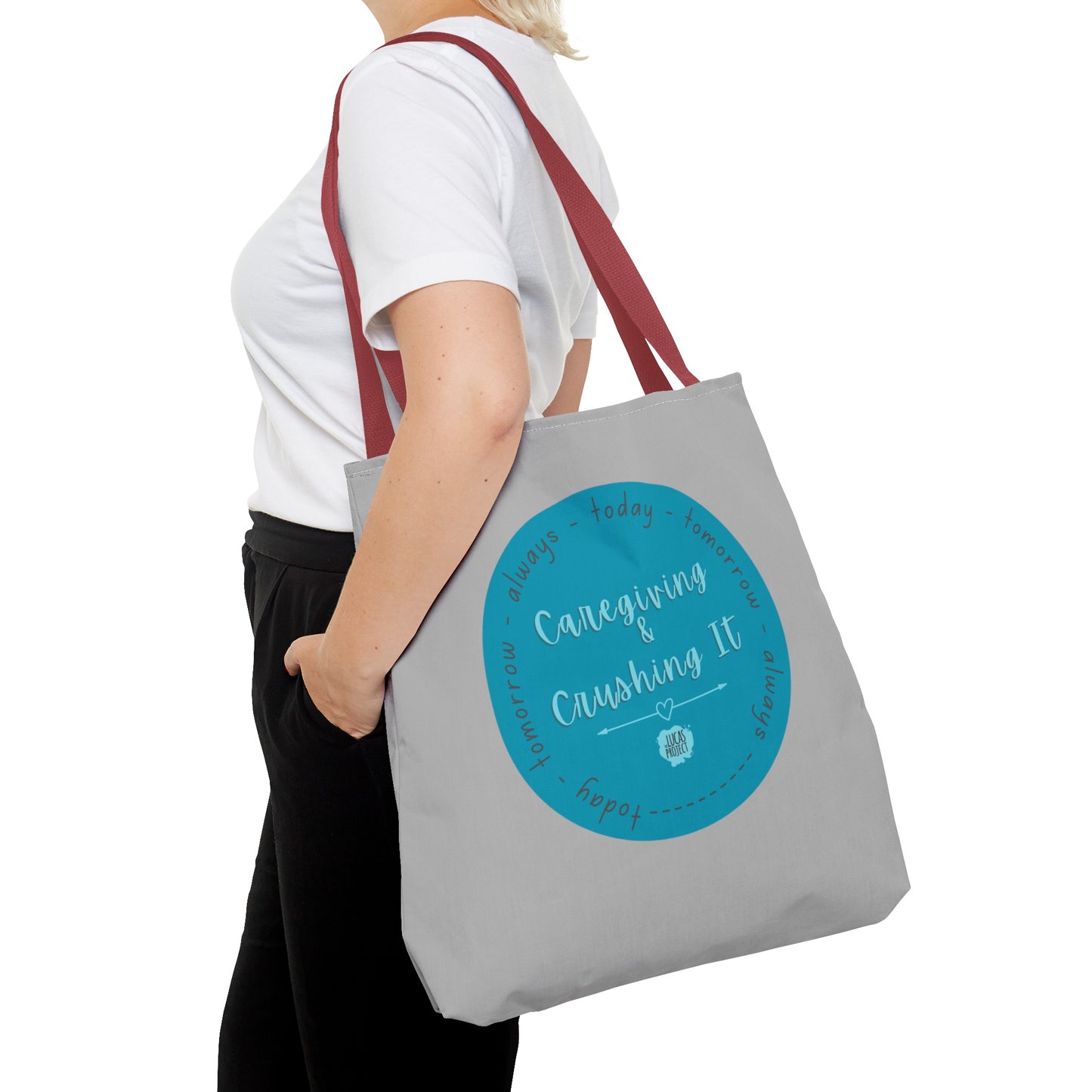 Caregiving & Crushing It Tote Bag