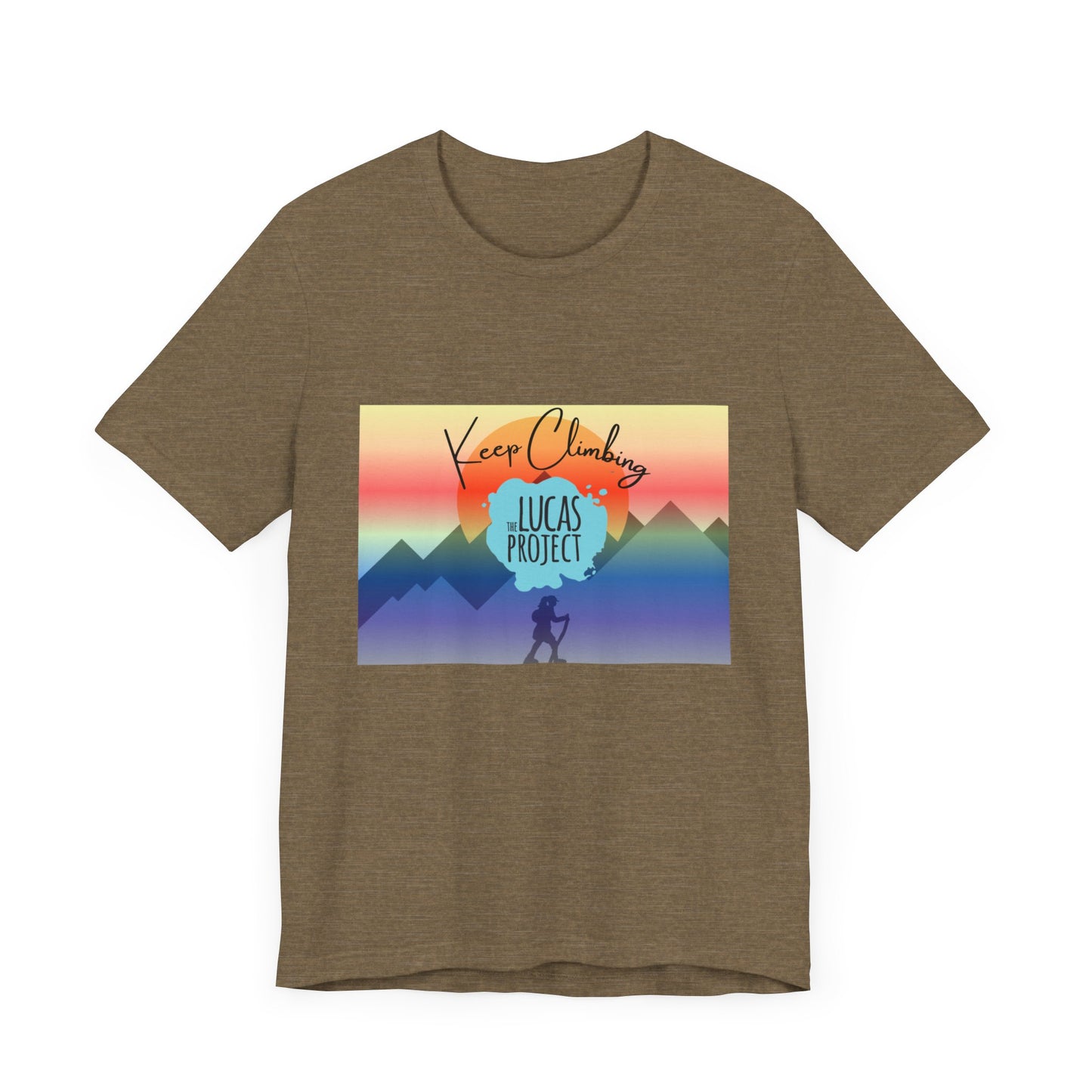 "Keep Climbing" Unisex Jersey Short Sleeve Tee
