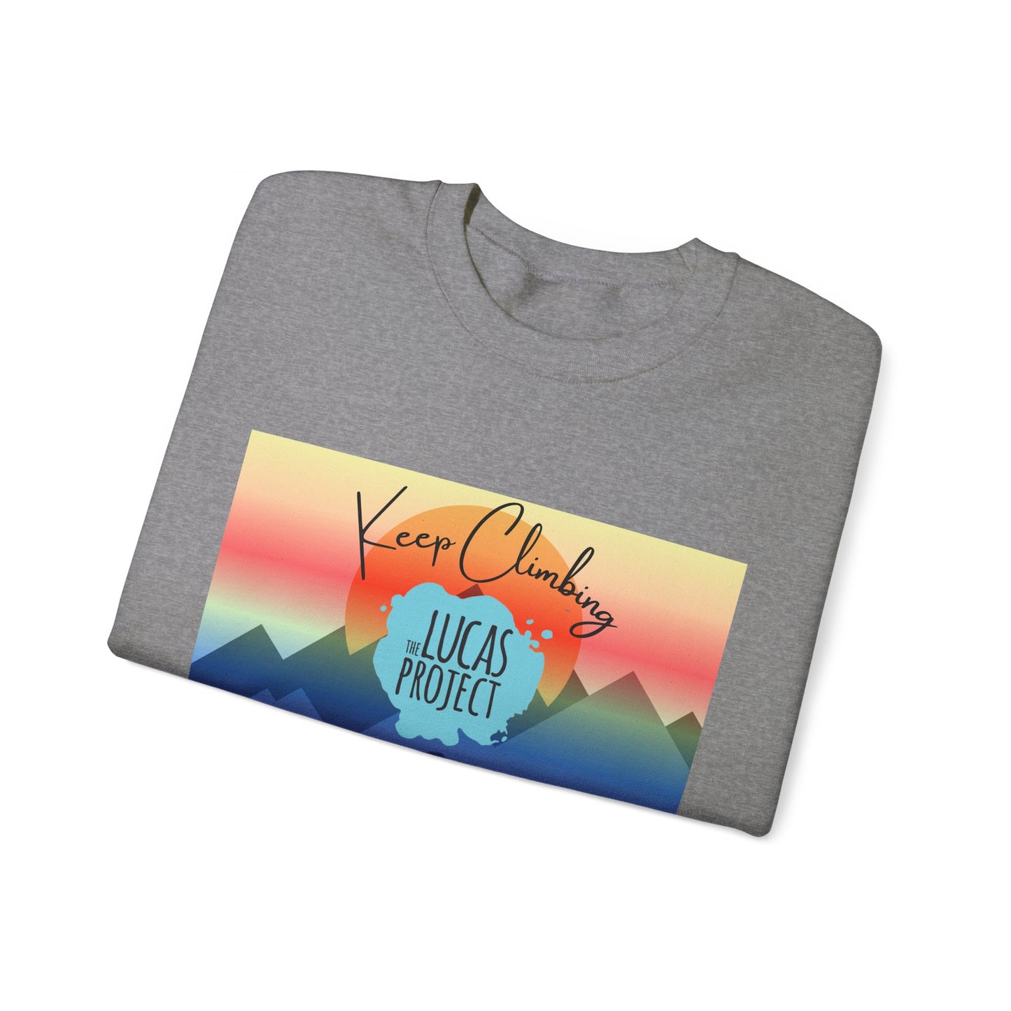 "Keep Climbing" Unisex Heavy Blend™ Crewneck Sweatshirt