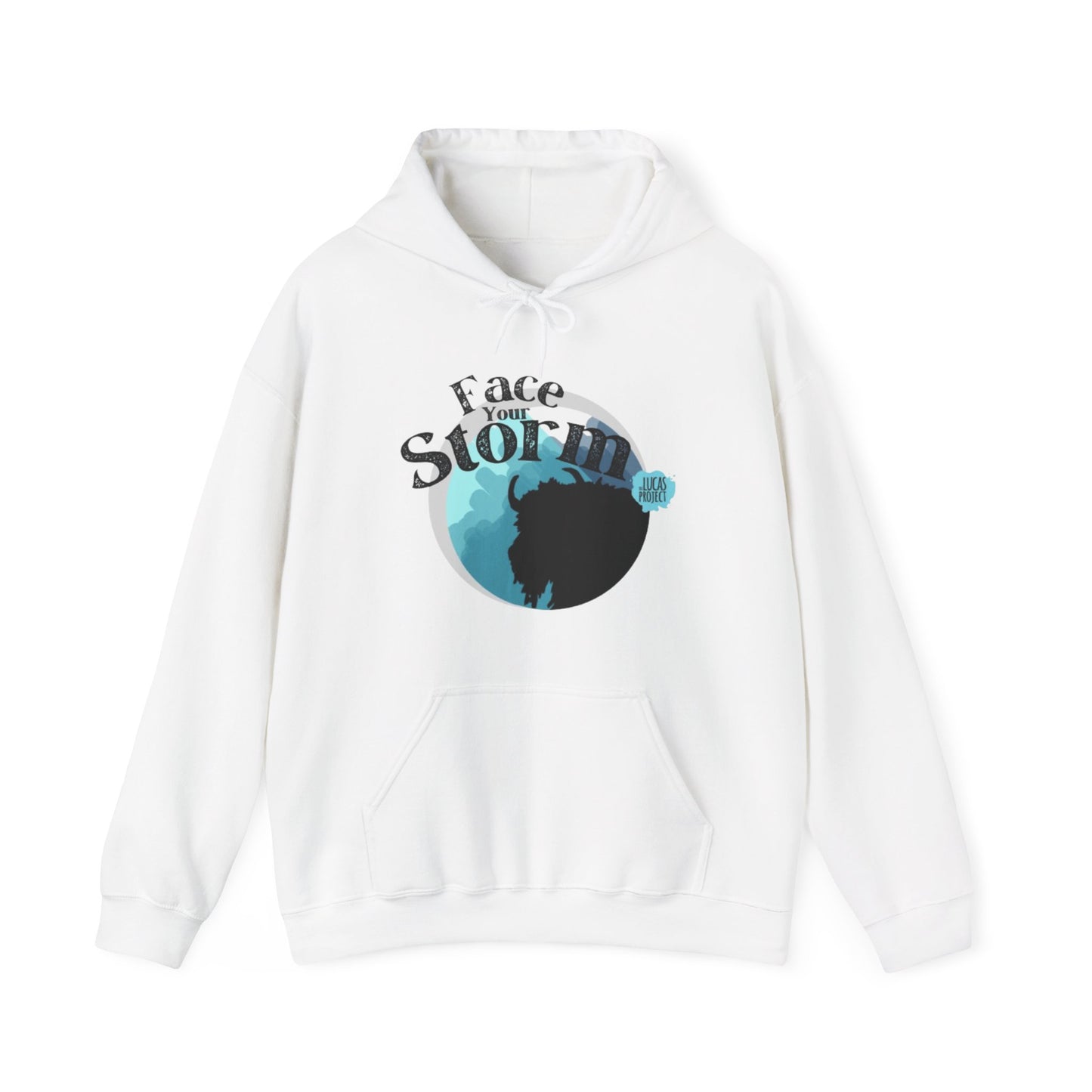 #FaceYourStorm Unisex Heavy Blend™ Hooded Sweatshirt