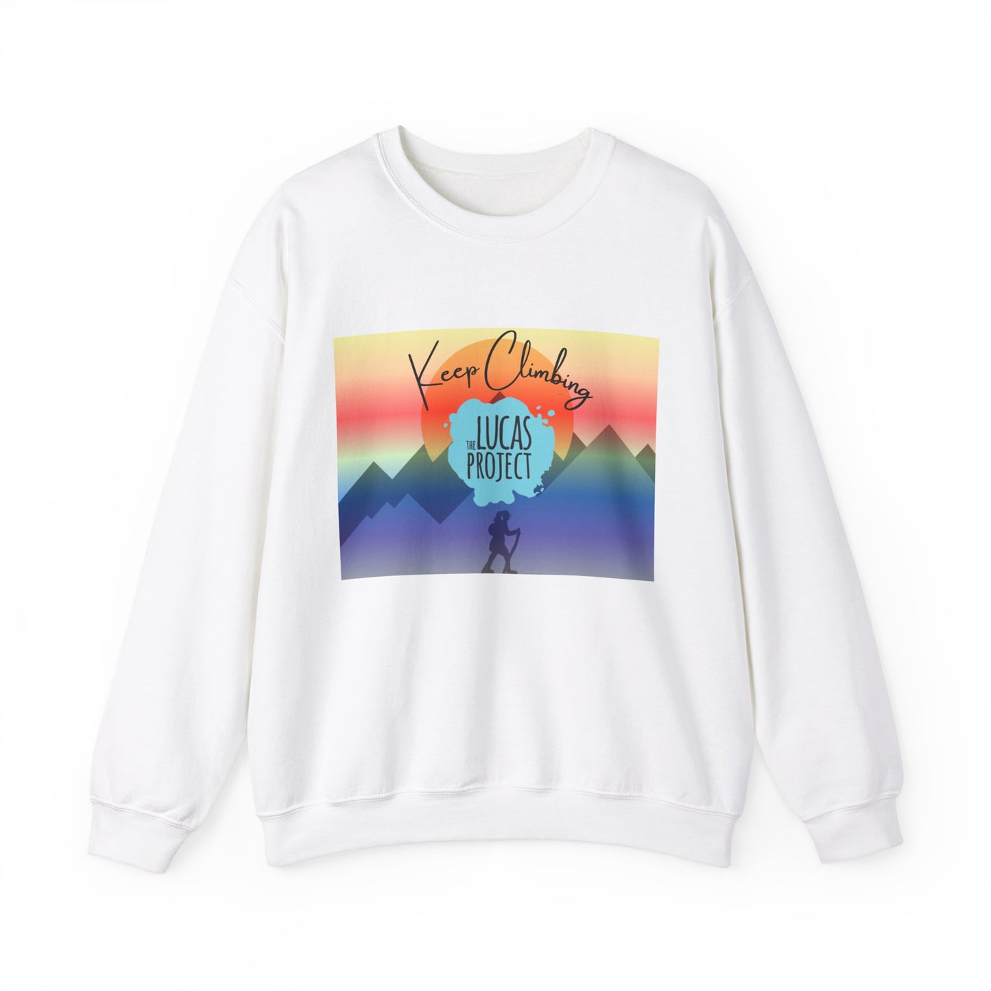 "Keep Climbing" Unisex Heavy Blend™ Crewneck Sweatshirt