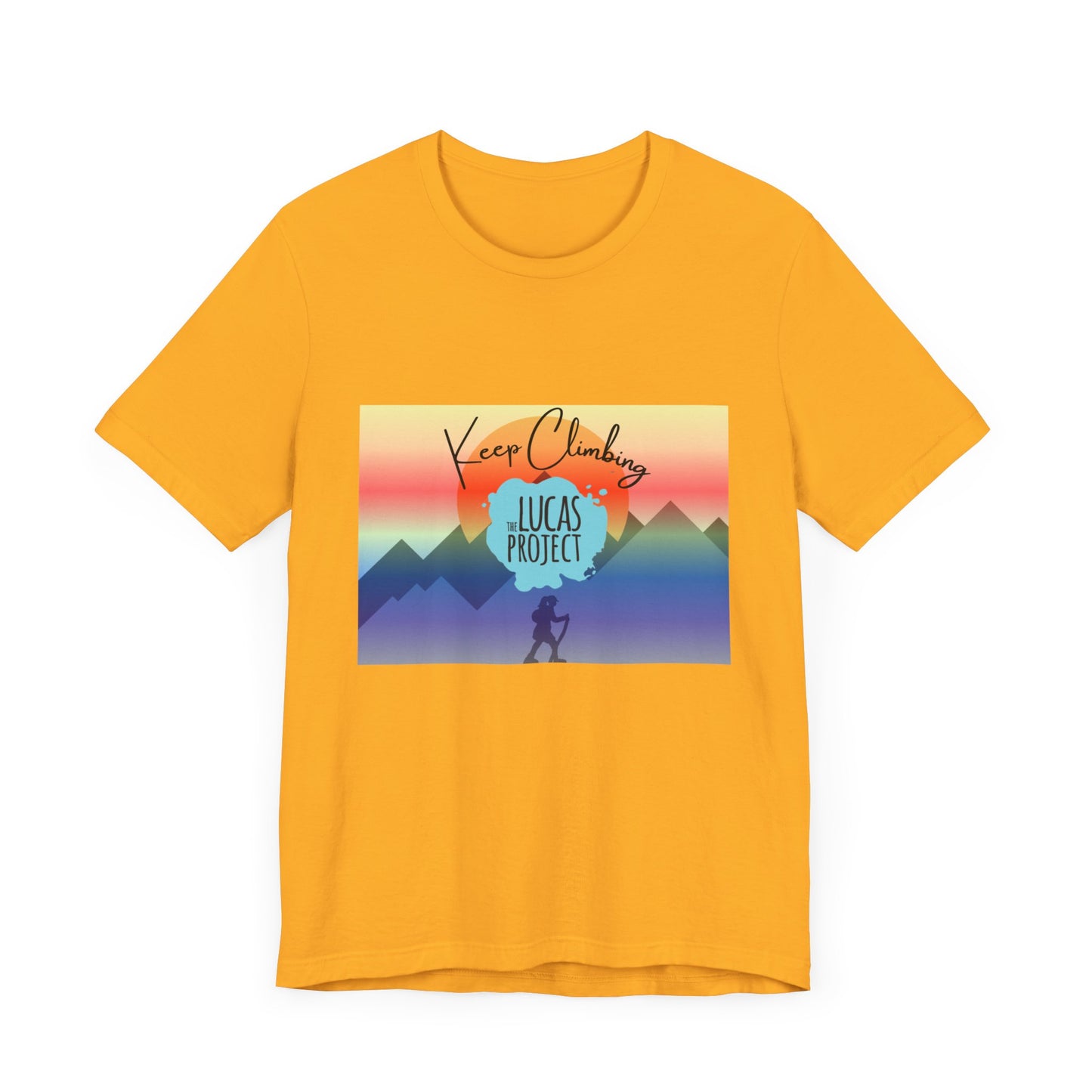 "Keep Climbing" Unisex Jersey Short Sleeve Tee