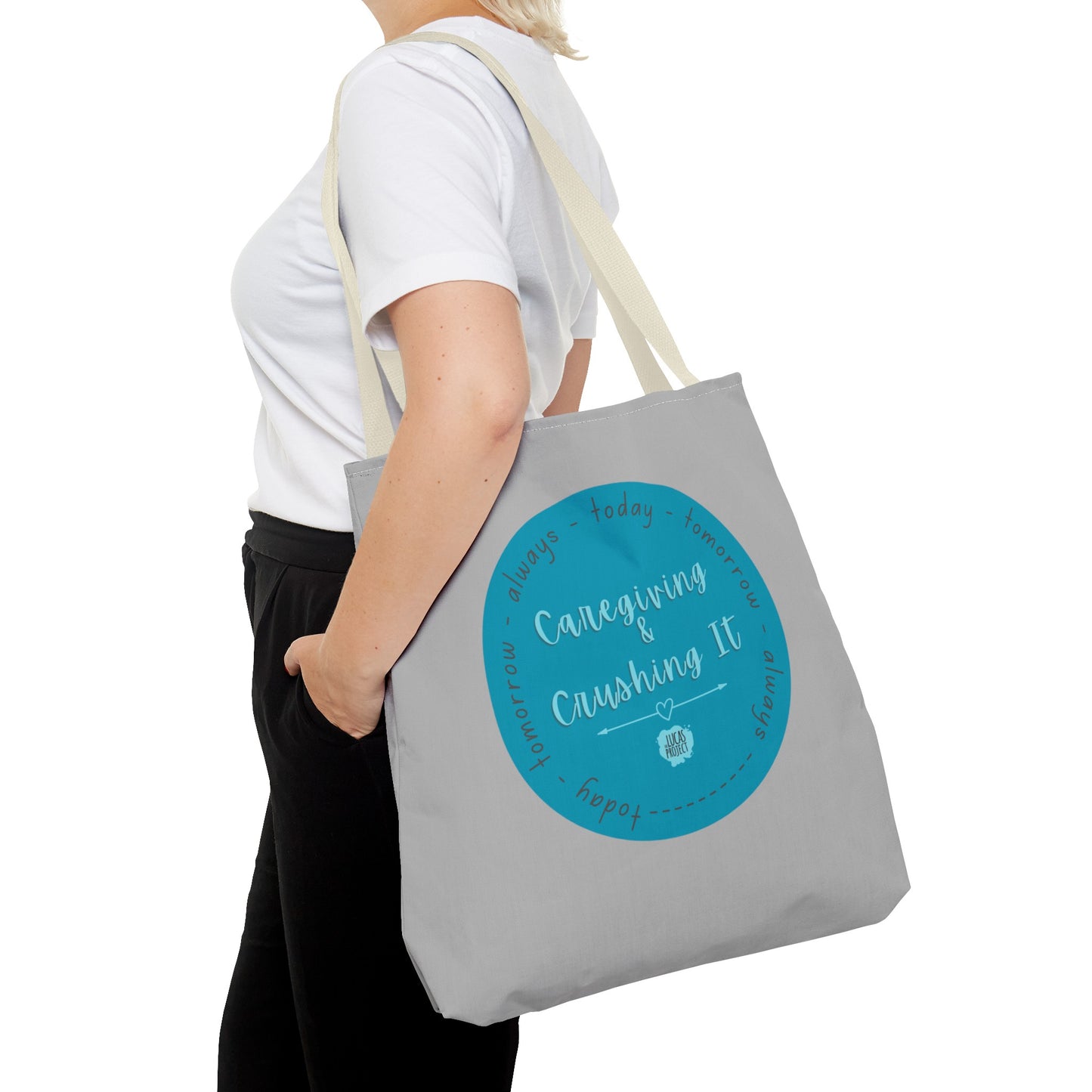 Caregiving & Crushing It Tote Bag