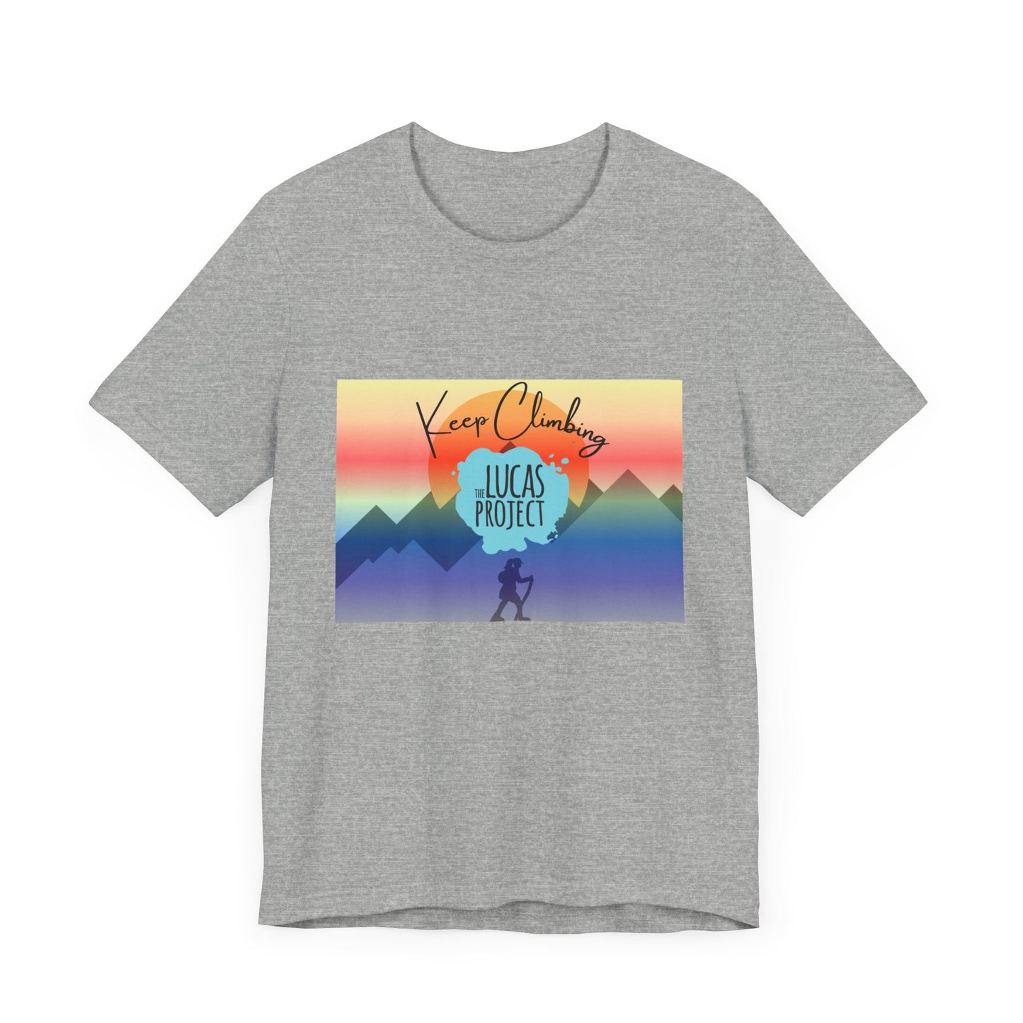 "Keep Climbing" Unisex Jersey Short Sleeve Tee