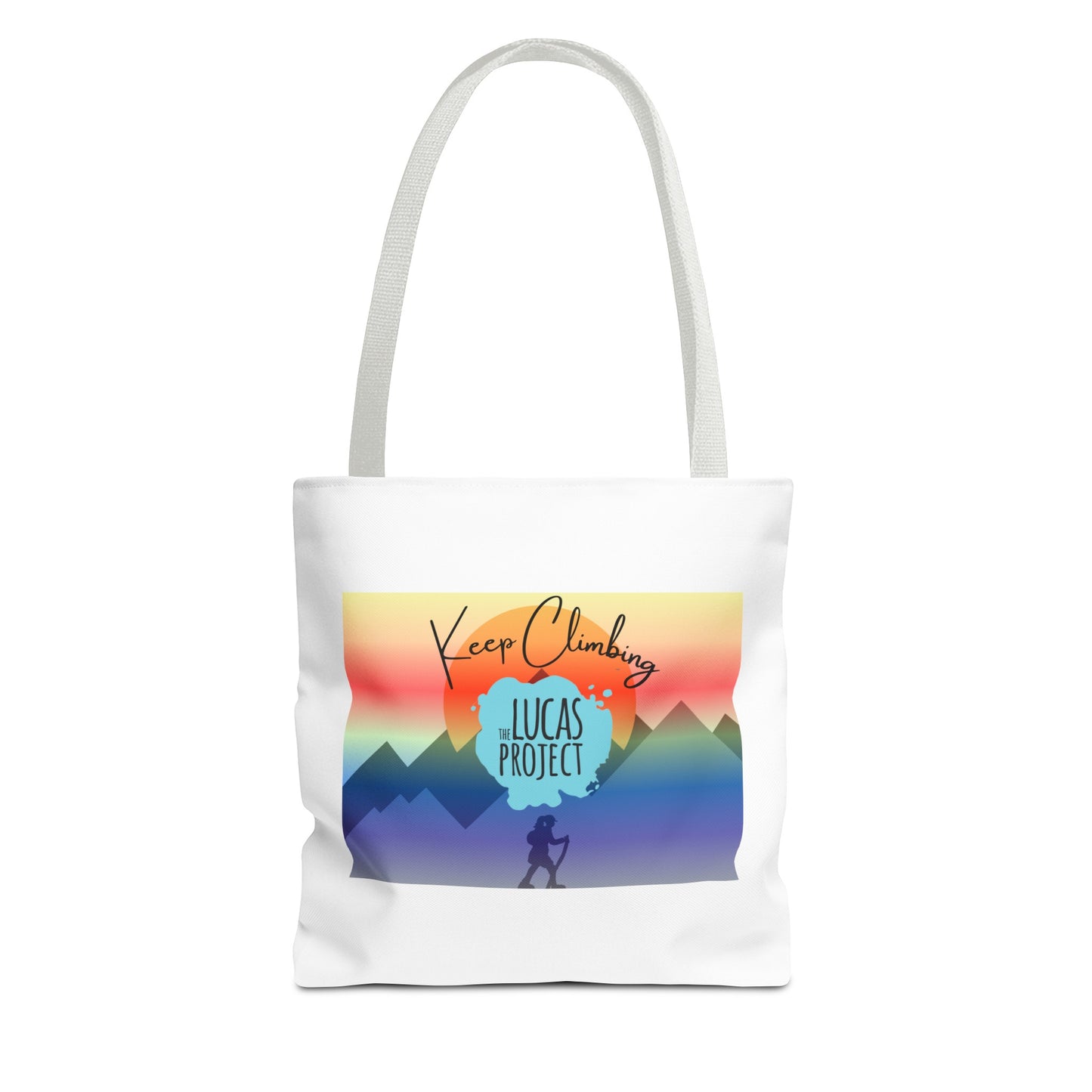 "Keep Climbing" Tote Bag (AOP)
